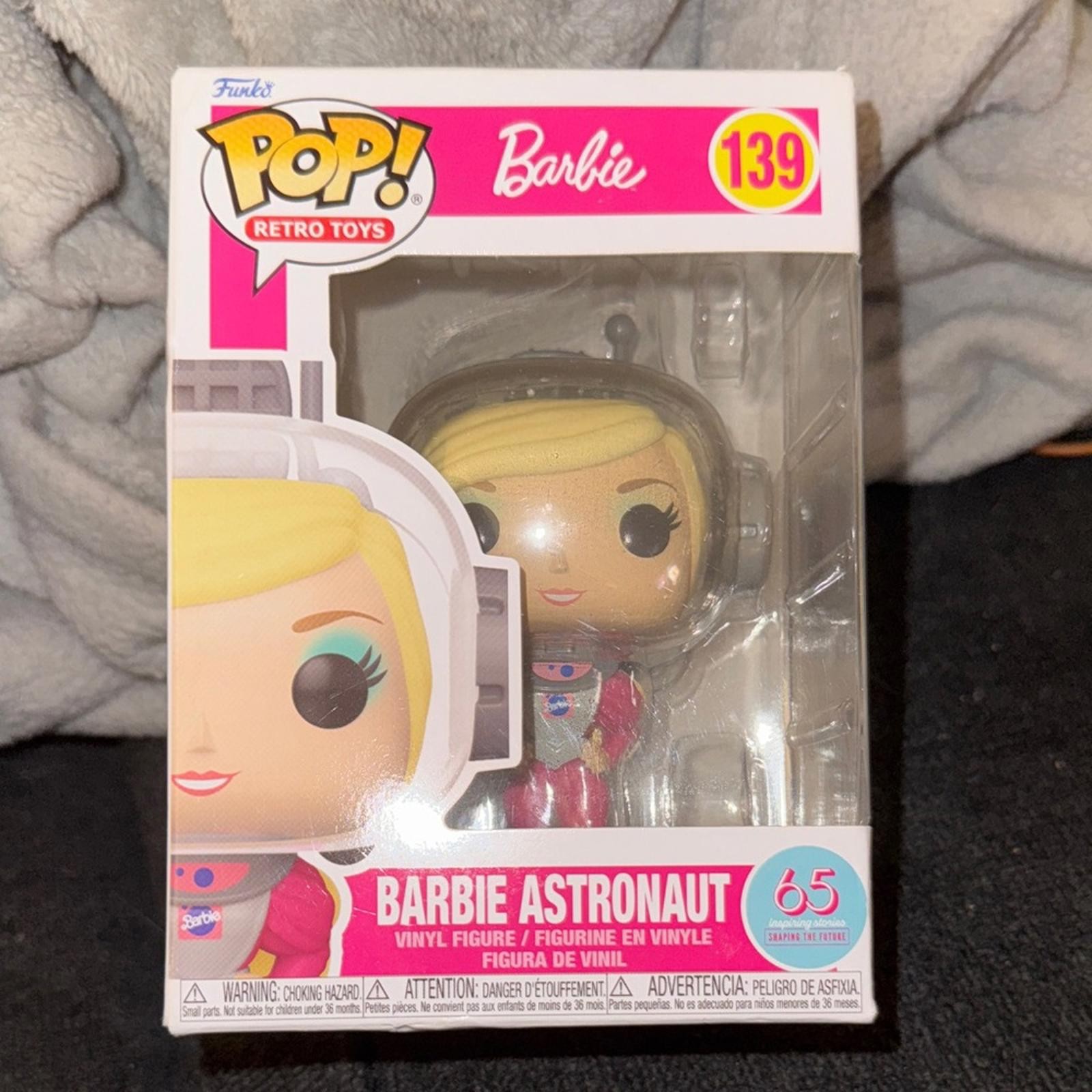 Funko Barbie Astronaut Pop Vinyl Figure - Pink and White
