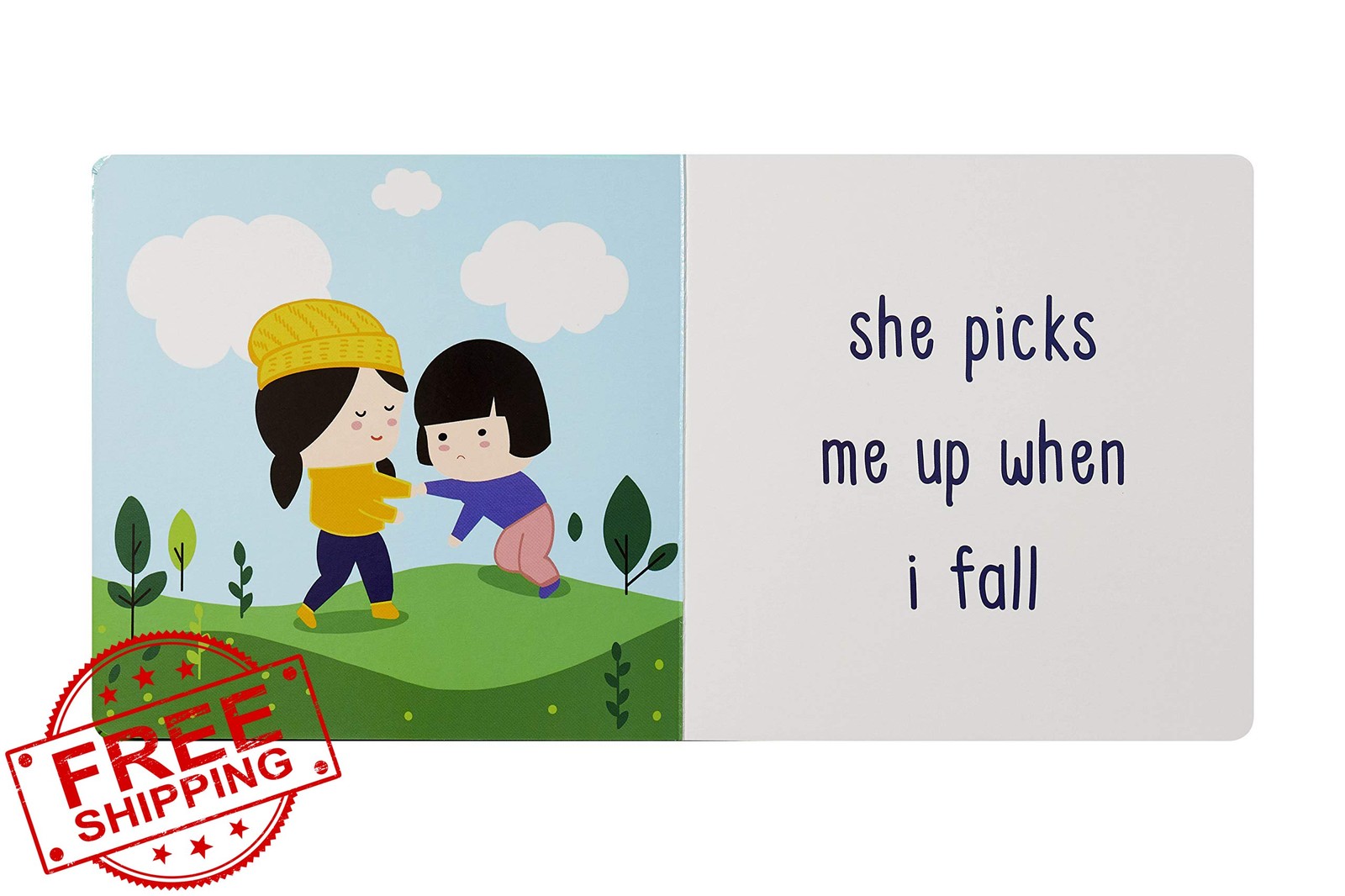 Kate and Milo My Big Sister Board Book Baby Toddler Sibling Gift