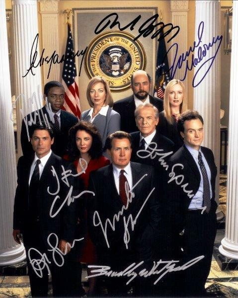 WEST WING Cast 8.5x11 Signed Photo Reprint