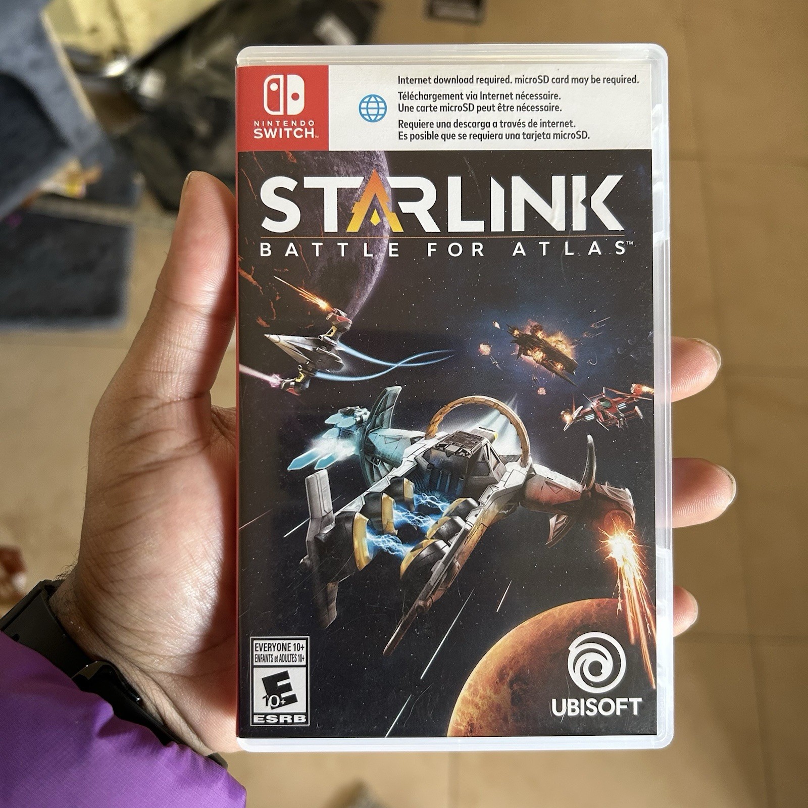 Replacement Case (NO GAME) Starlink Battle For Atlas for  Nintendo Switch