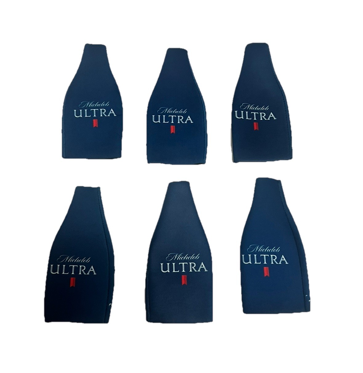6 Brand New Michelob Ultra Beer Bottle Koozie Cooler