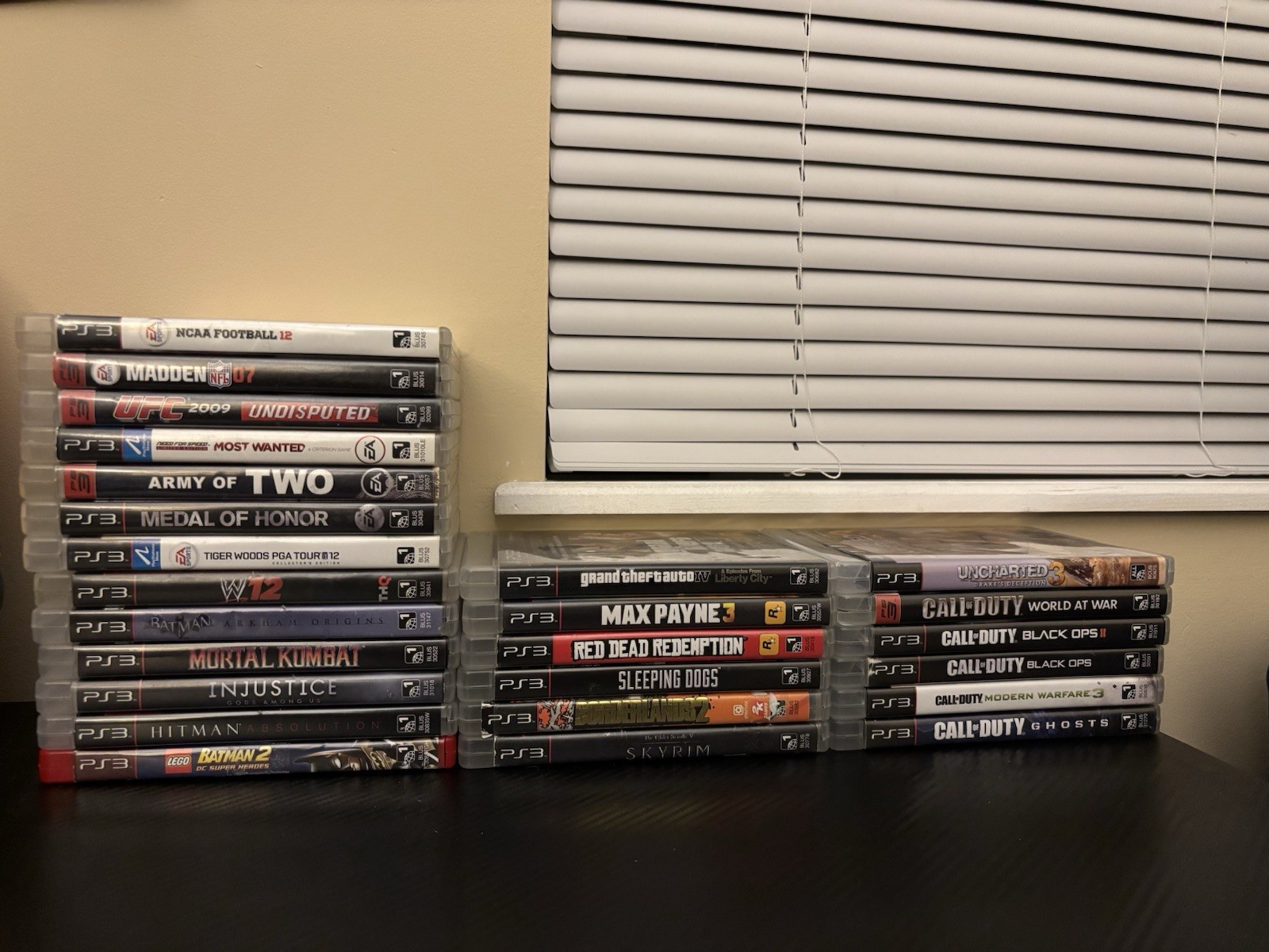 Big Game lot with titles from Rockstar, Activision, Treyarch, 2K games, EA,