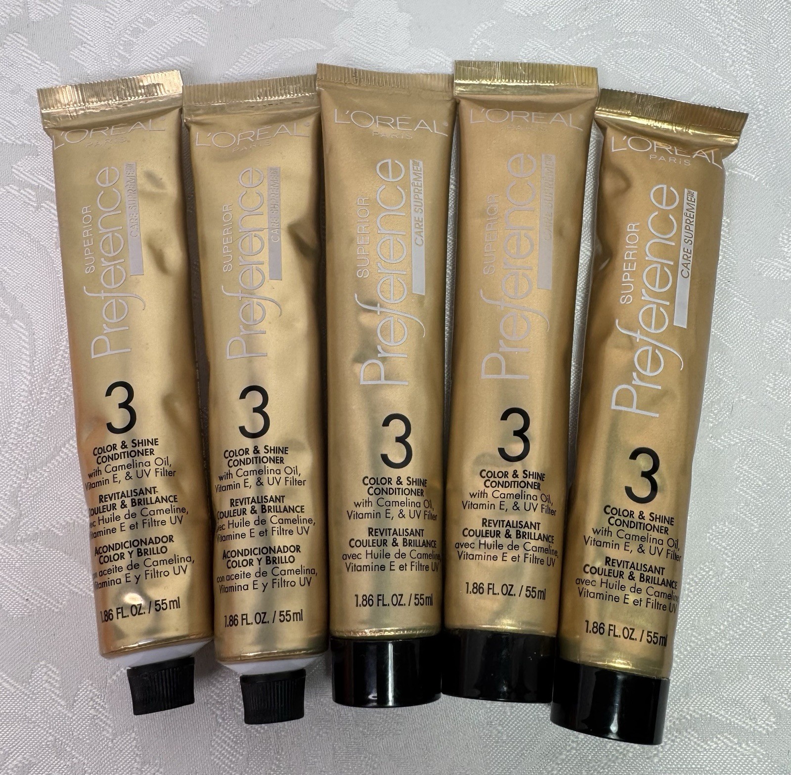 L'Oreal Superior Preference Color & Shine Conditioner Step 3 Lot 5 Tubes