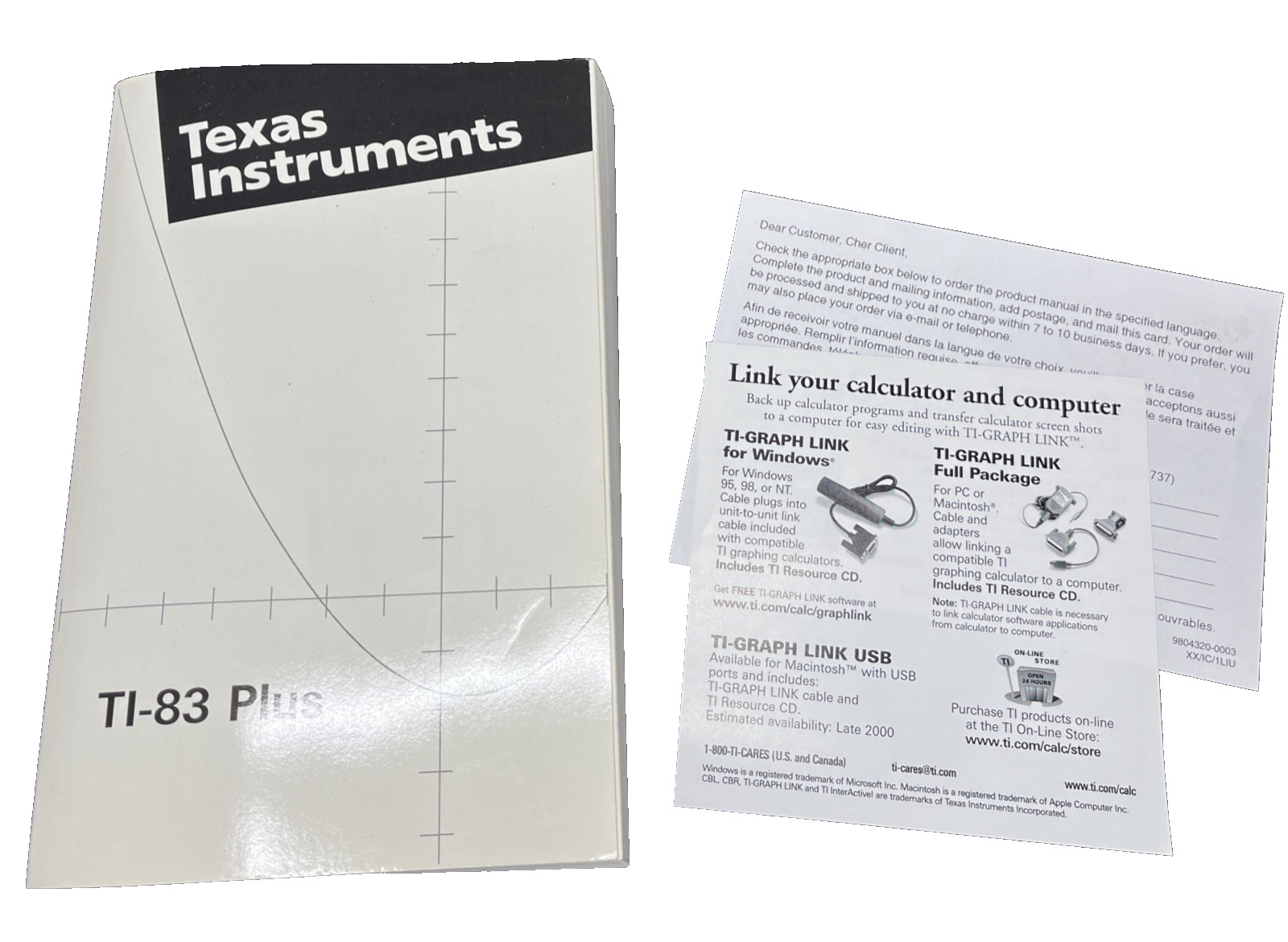 TI-83 Plus Graphing Calculator User Guide Manual