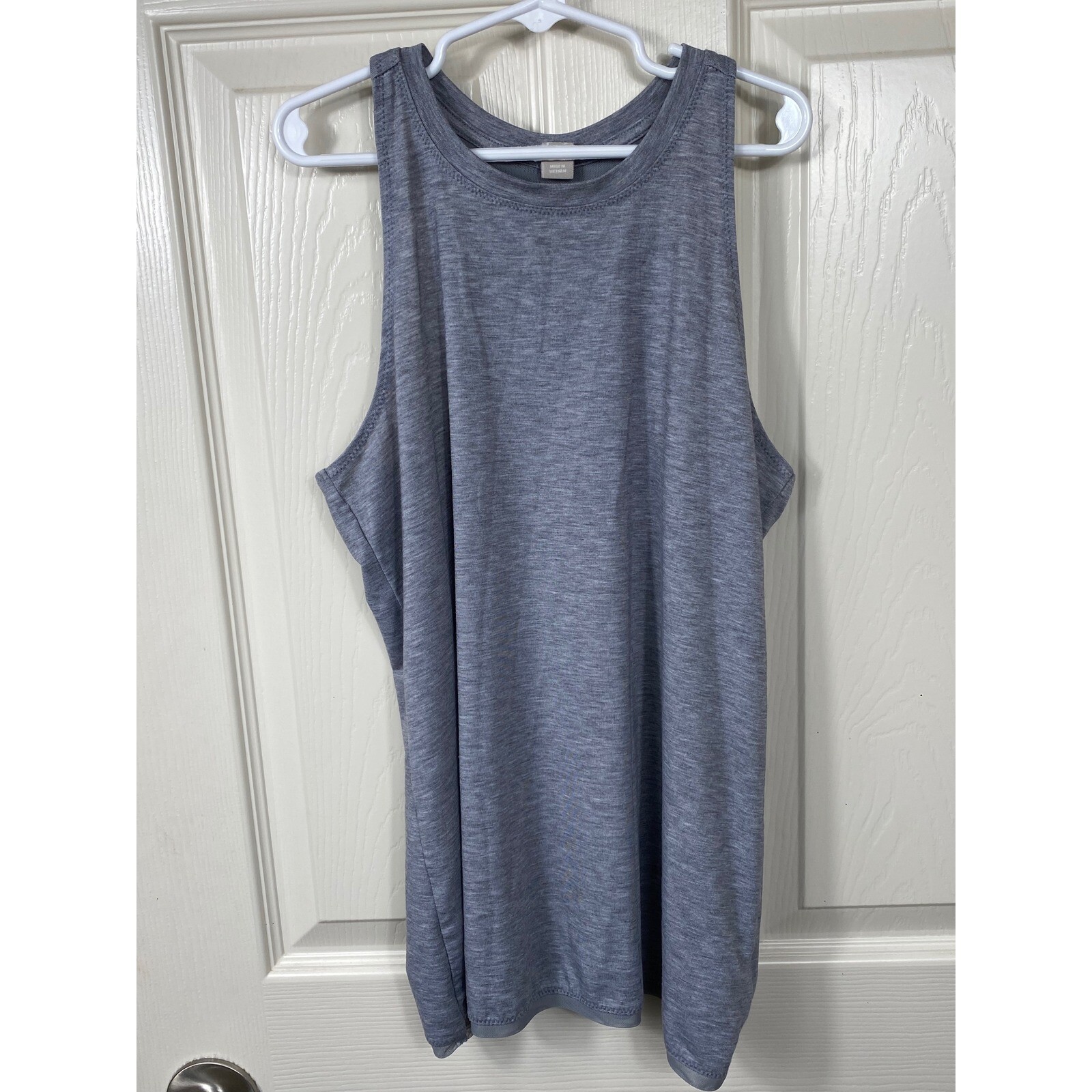 Athleta Girl Athletic Tank Top Racerback Breathable Gray XL/14