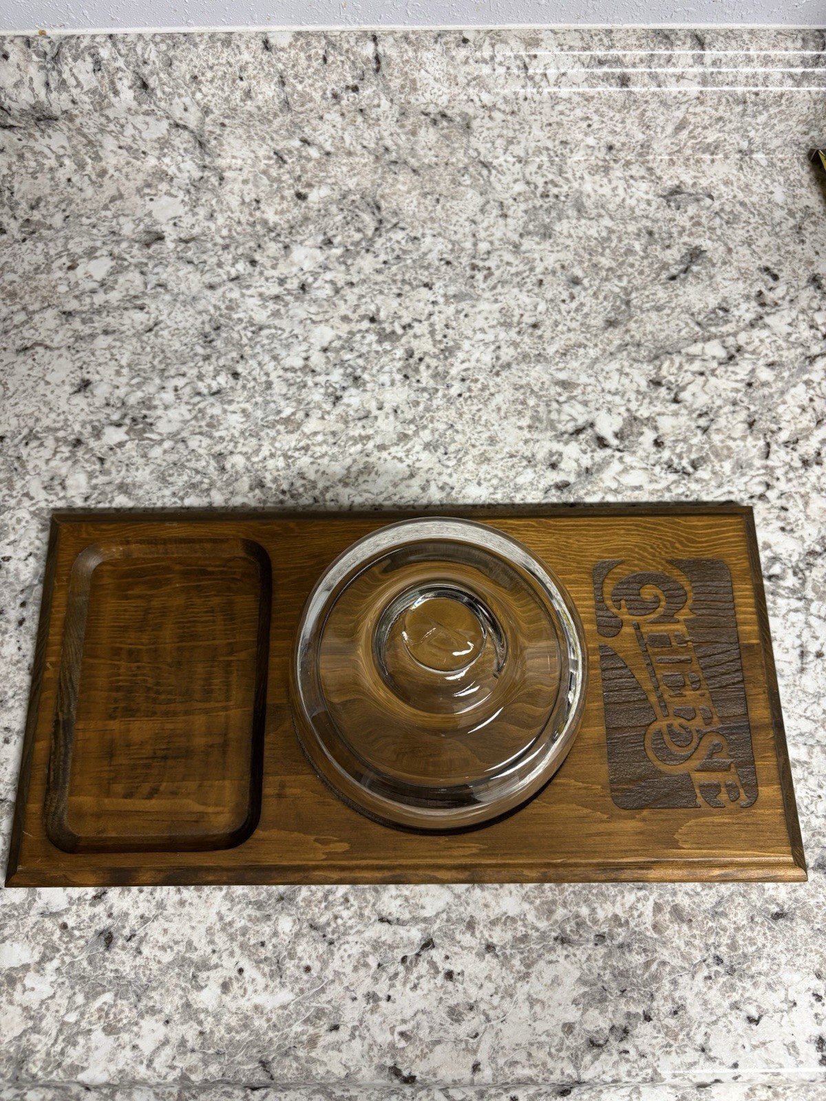Vintage Mid-Century Modern Styson teak wood cheese board