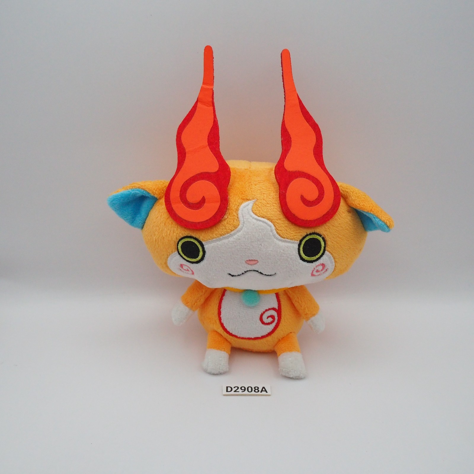 D2908A Yokai Watch Jibakoma Bandai Kuttari Plush 6" Toy Stuffed Doll Japan
