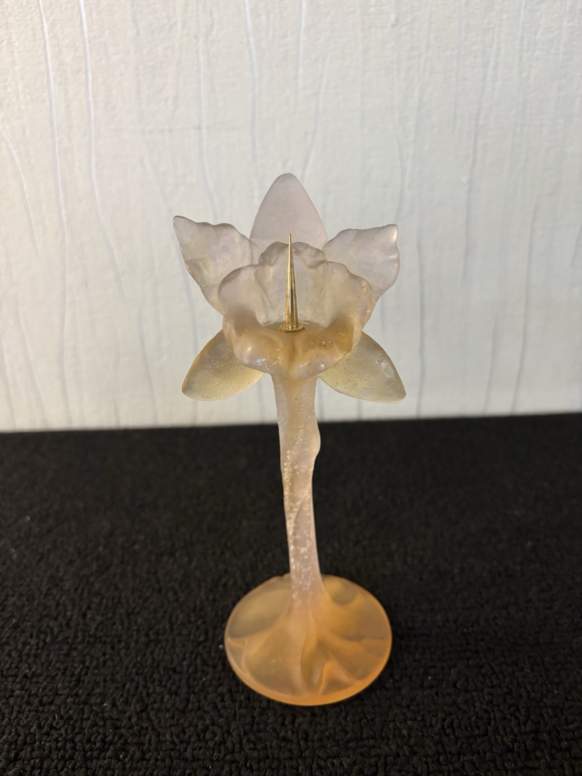 Daum Crystal Candle Holder