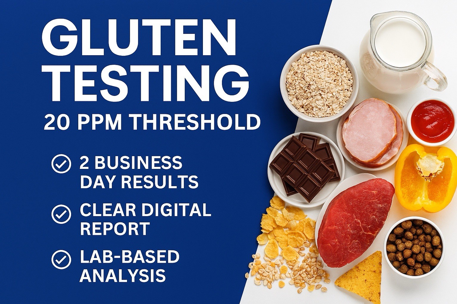 Service Gluten Test On Food 20ppm