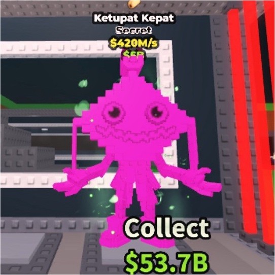 Roblox Rainbow Secret Ketupat Kepal Virtual Collectible In-Game Item Asset