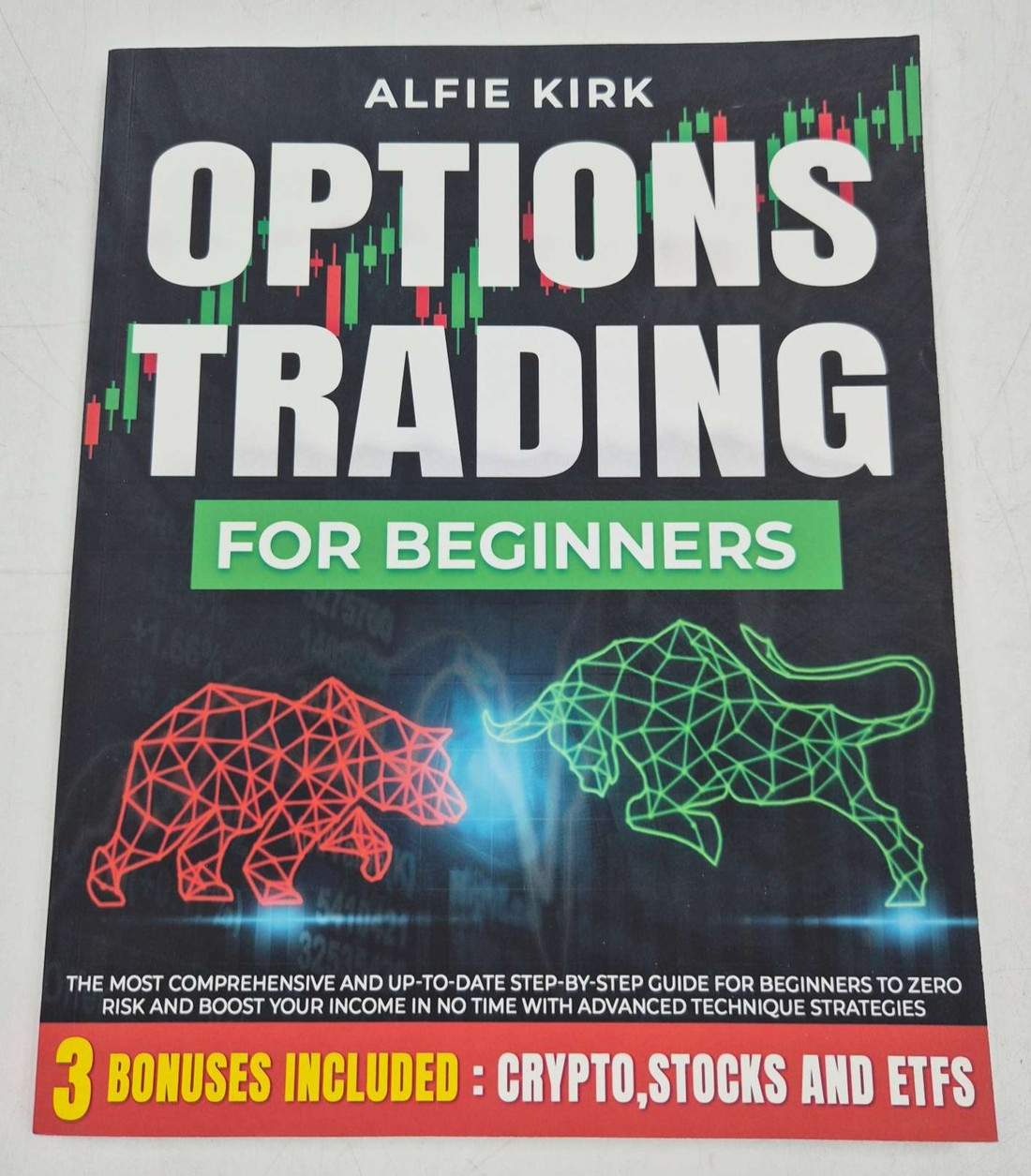 Options Trading For Beginners Book Alfie Kirk Comprehensive Guide Stock Used