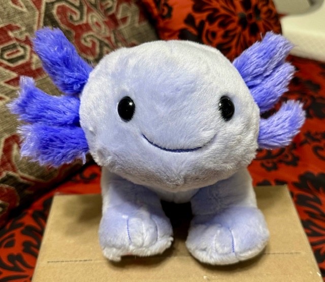 Build-A-Bear Lavender Purple Axolotl Plush Toy Exclusive 19"