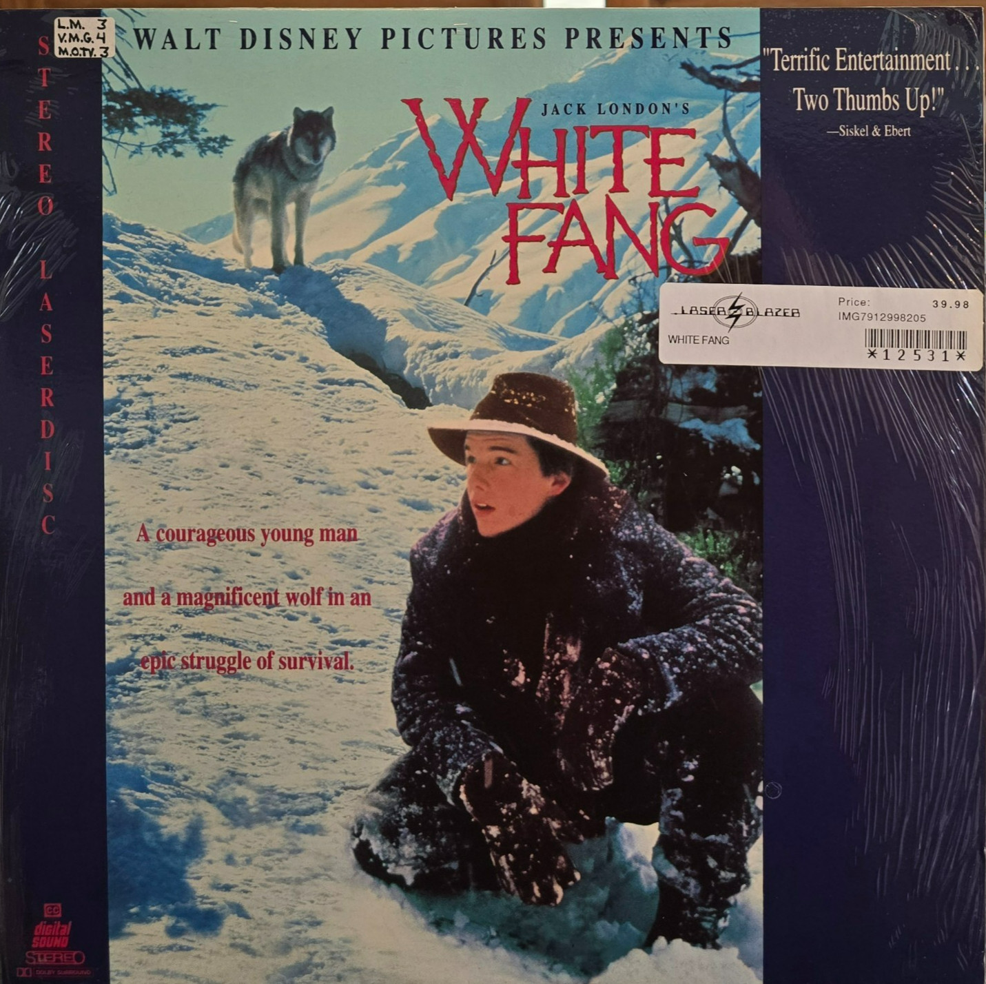 White Fang (1991) [NTSC/P&S/SRD] [1151 AS] - Laserdisc