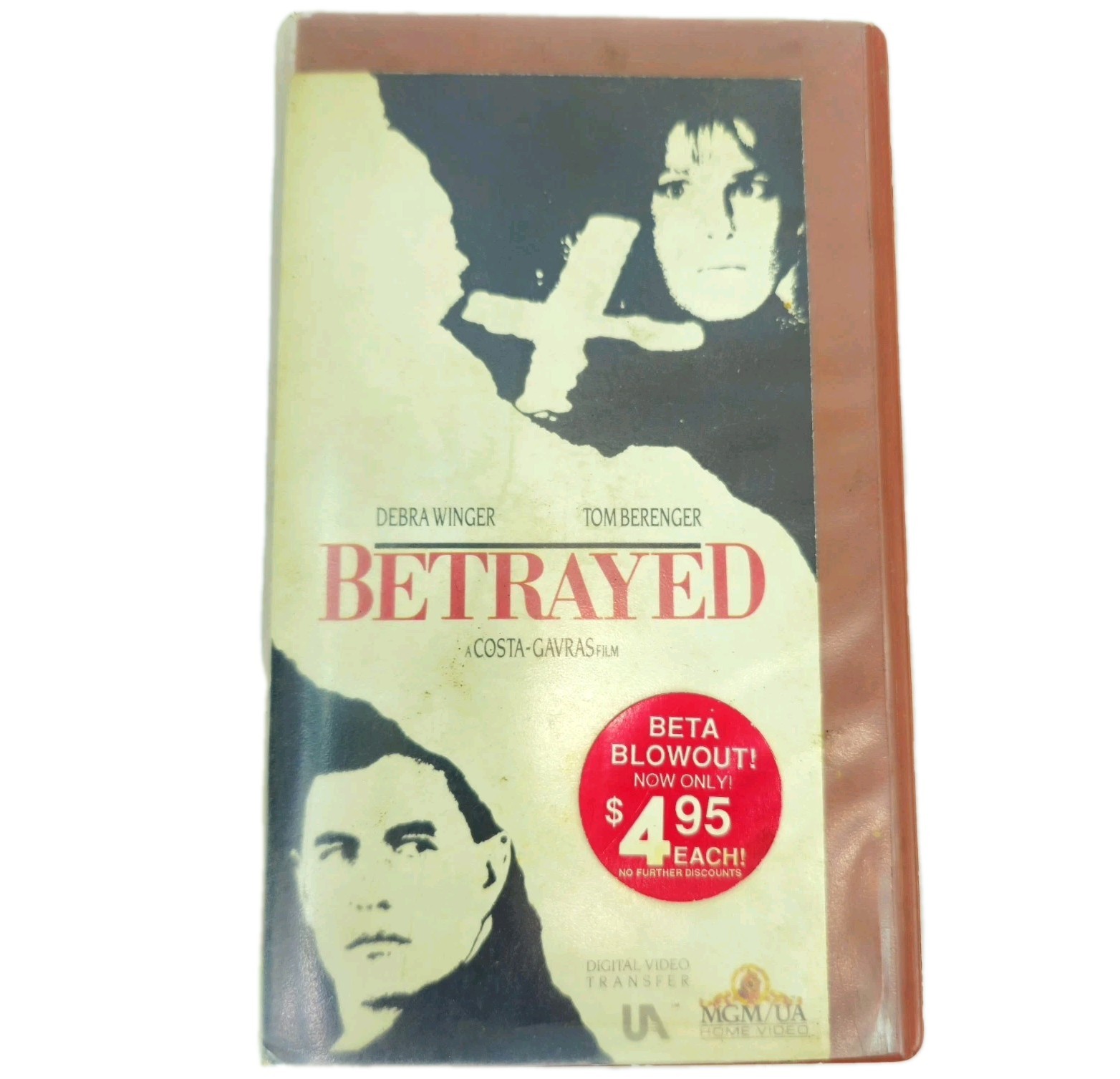 Betrayed Betamax BETA 1988 Drama/Thriller Debra Winger Tom Berenger W/Jewel Case