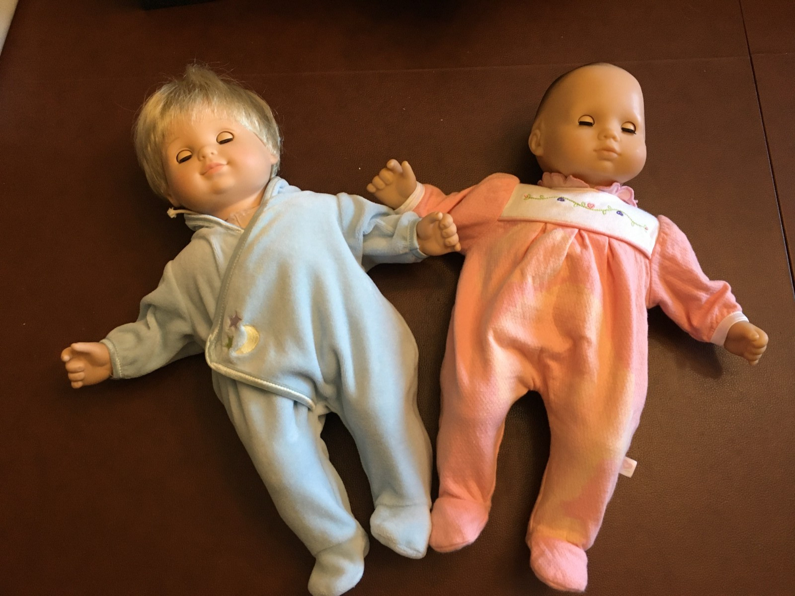 lot of 2 American Girl dolls 15" bitty babies pleasant co.