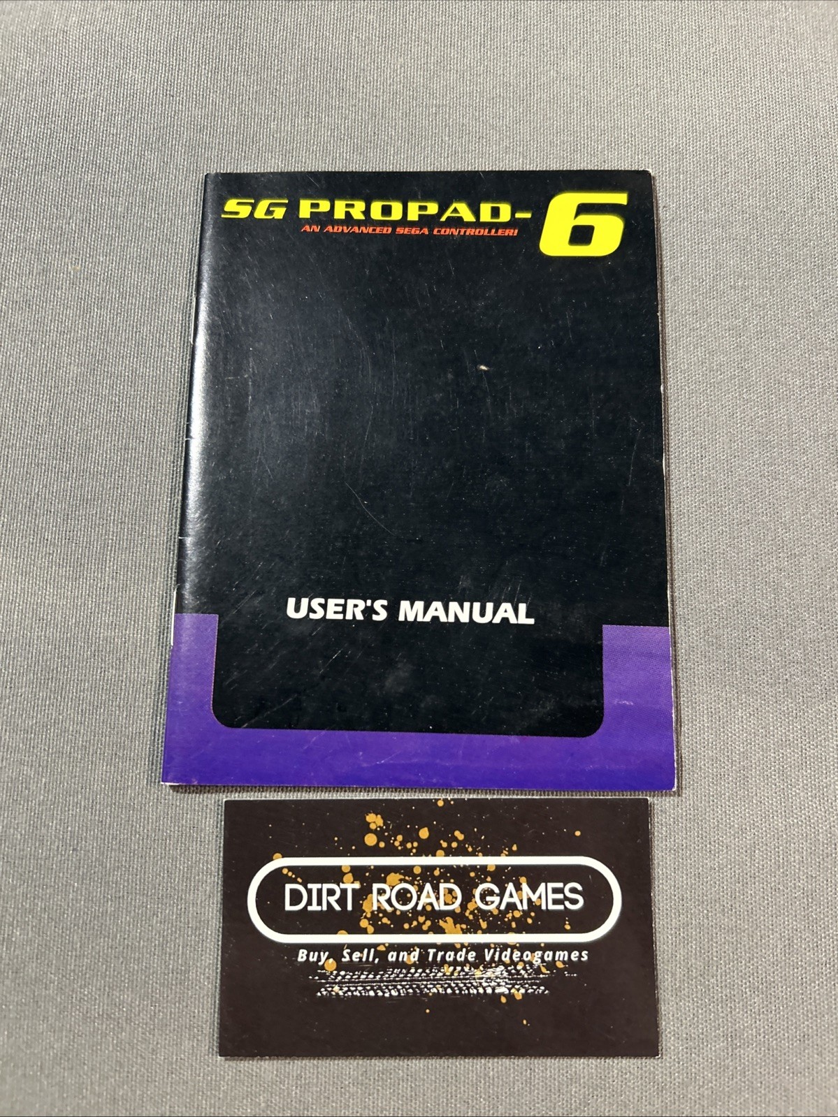 Sega Genesis SG PROPAD 6 User’s Manual Only