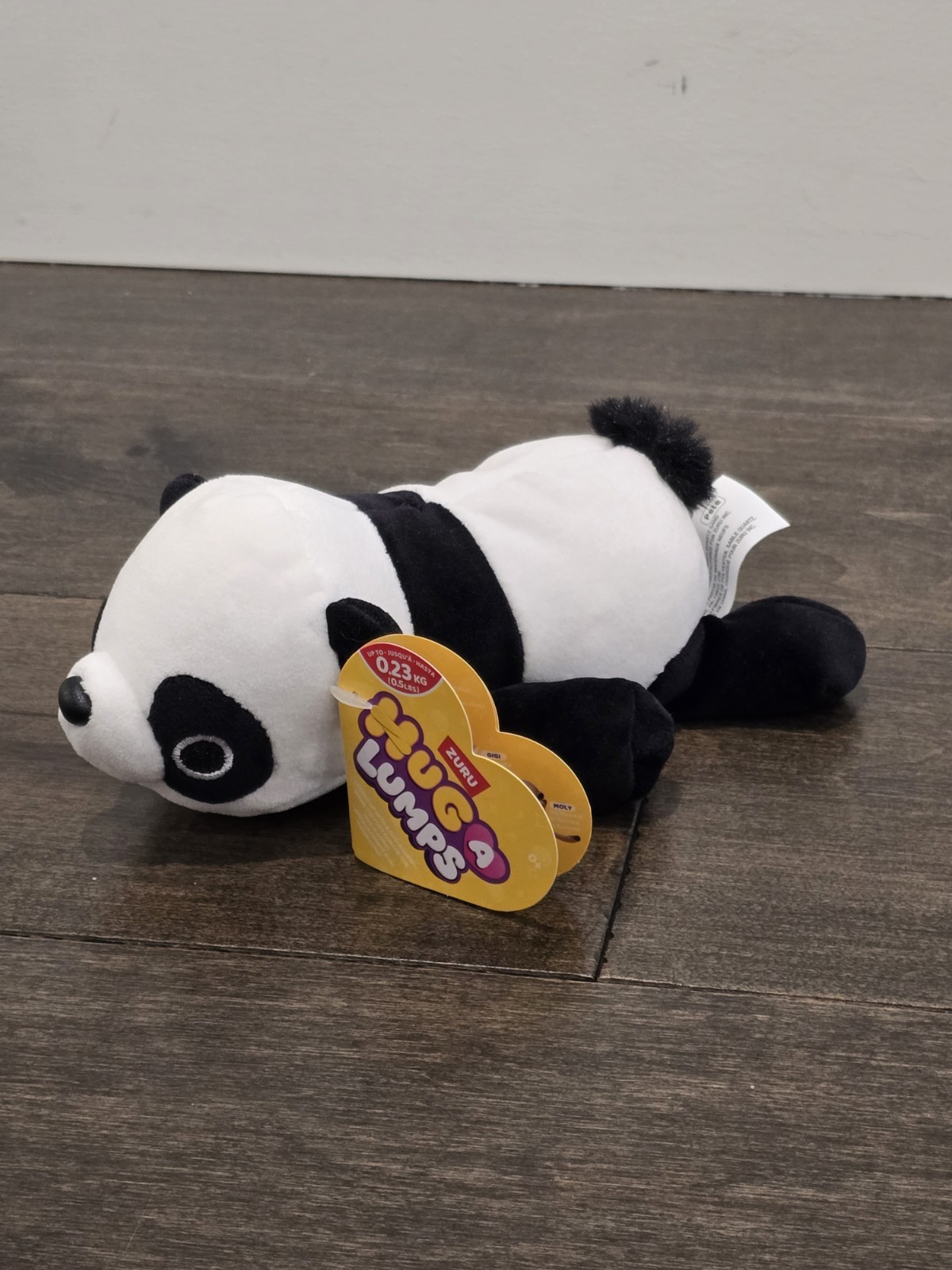 Zuru Hug-A-Lumps Pete The PANDA  Weighted 0.5 LBS  Plush 8" NWT