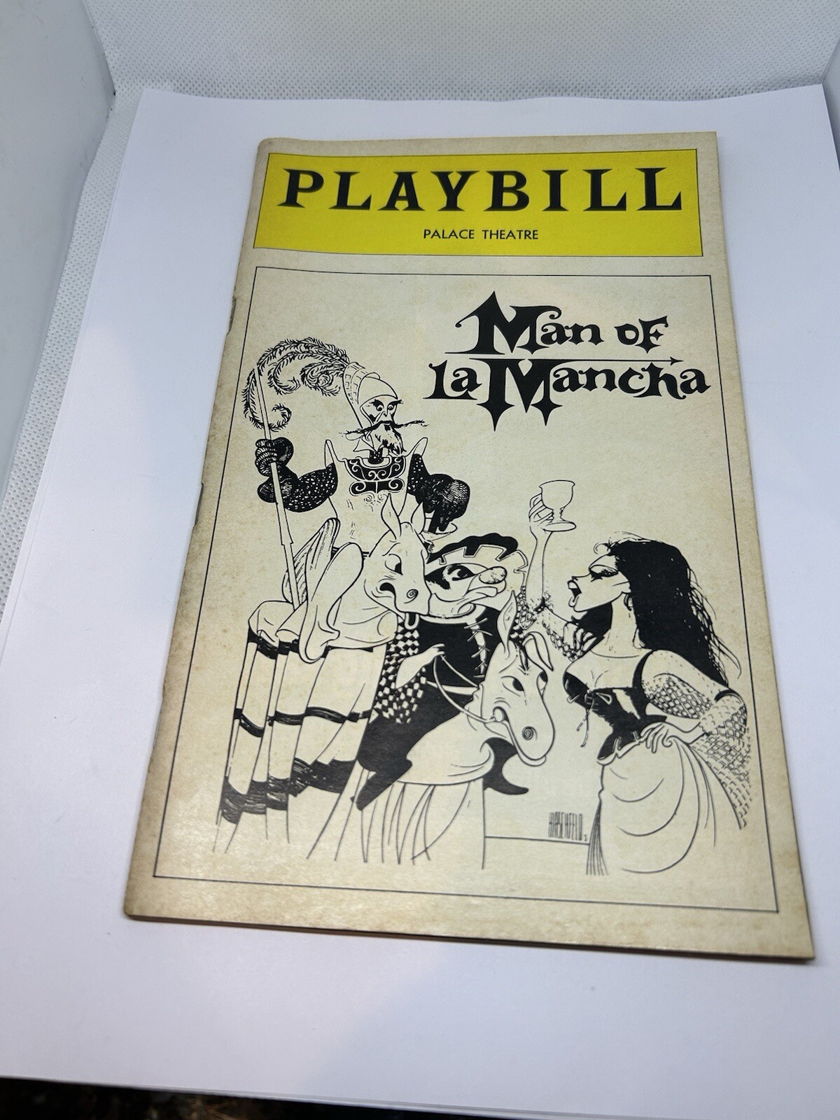 November 1977 - The Palace Theatre Playbill - Man of La Mancha