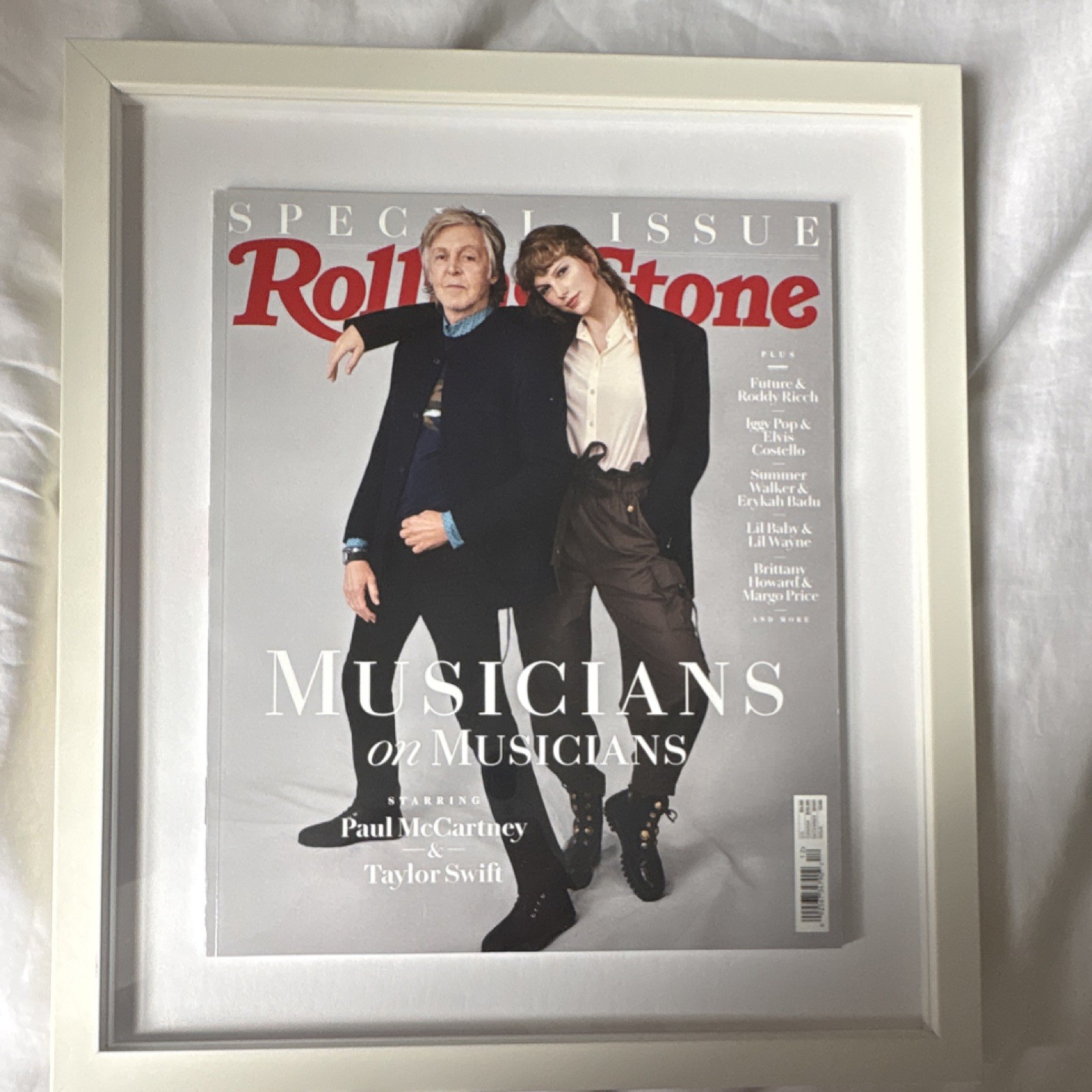 Rolling Stone Special Issue Musicians Paul McCartney Taylor Swift Framed
