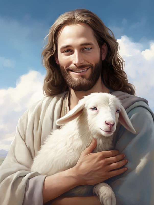 Jesus Paint By Numbers Kit For Adults Beginners DIY Acrylic Colorful Art