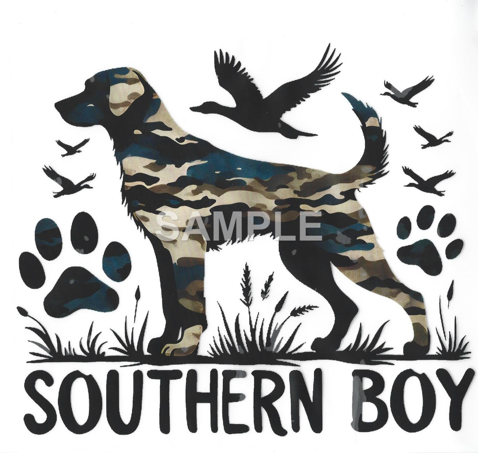 Southern Boy  vinyl iron on transfer (SALE)