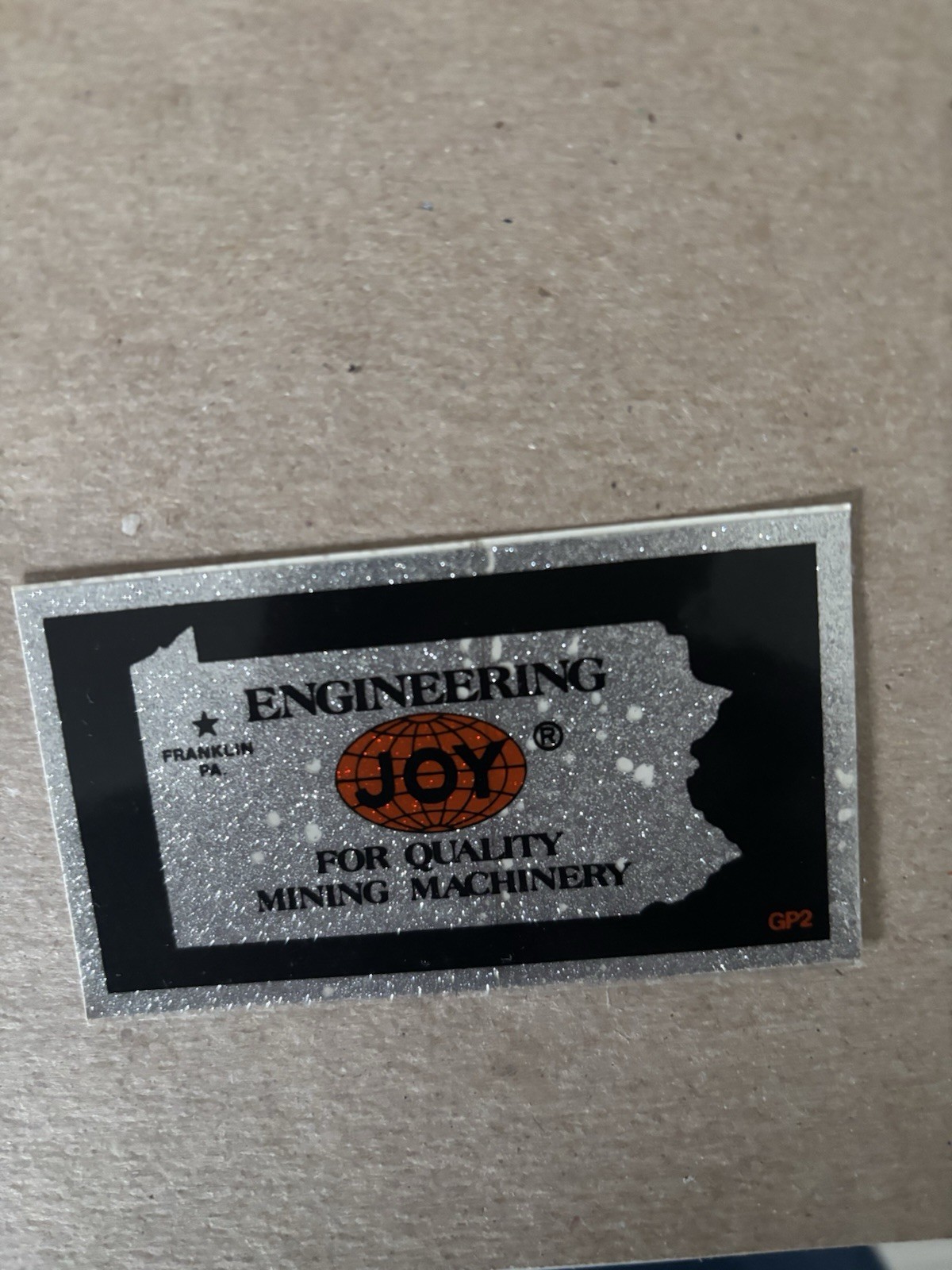 Joy Mining Stickers 2026 Bk