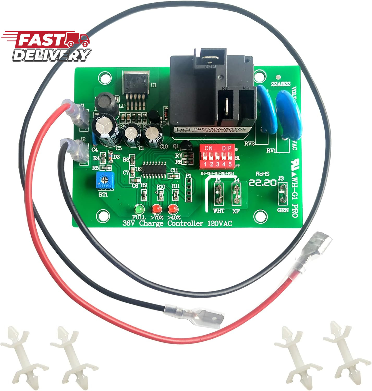 EZGO 36 Volt Powerwise Board Charger, EZGO Charger 36 Volt,Power Control Board R