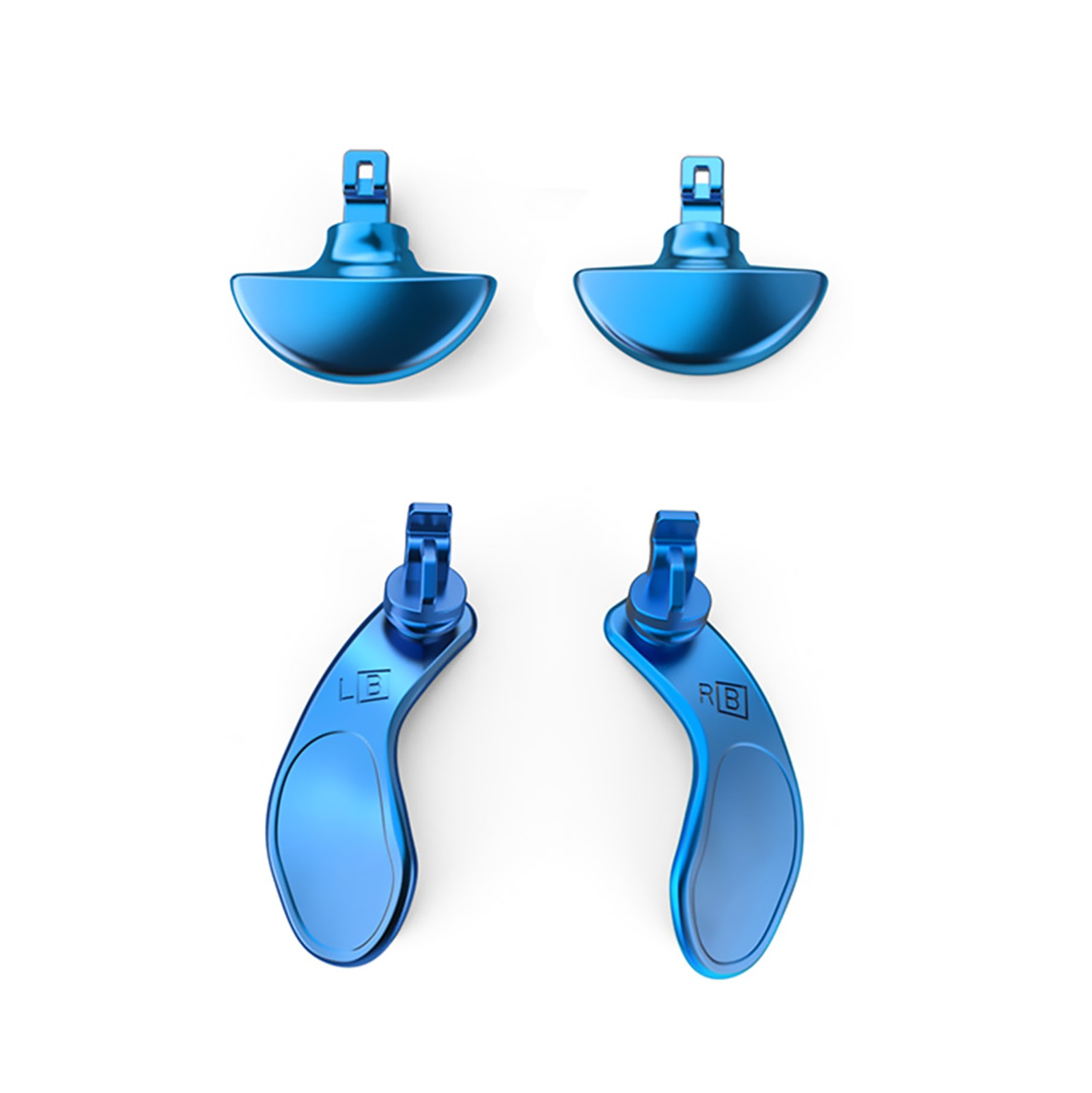 4Pcs Steel Back Paddles Interchangeable Back Button For PS5 Edge Controller