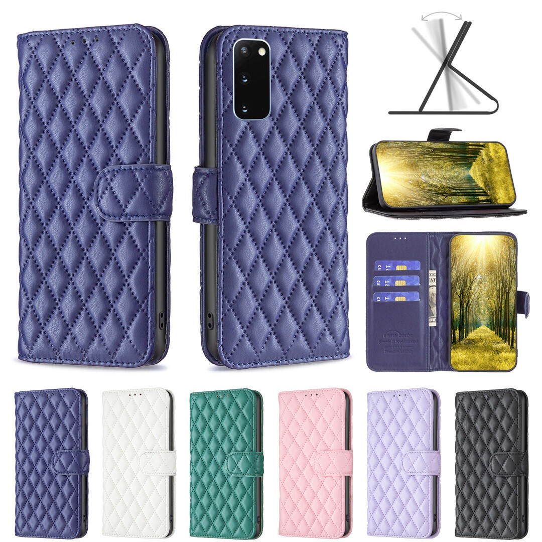 Cover For Samsung Galaxy S20 S21 Plus Ultra Lite Wallet Case with Card Kickstand