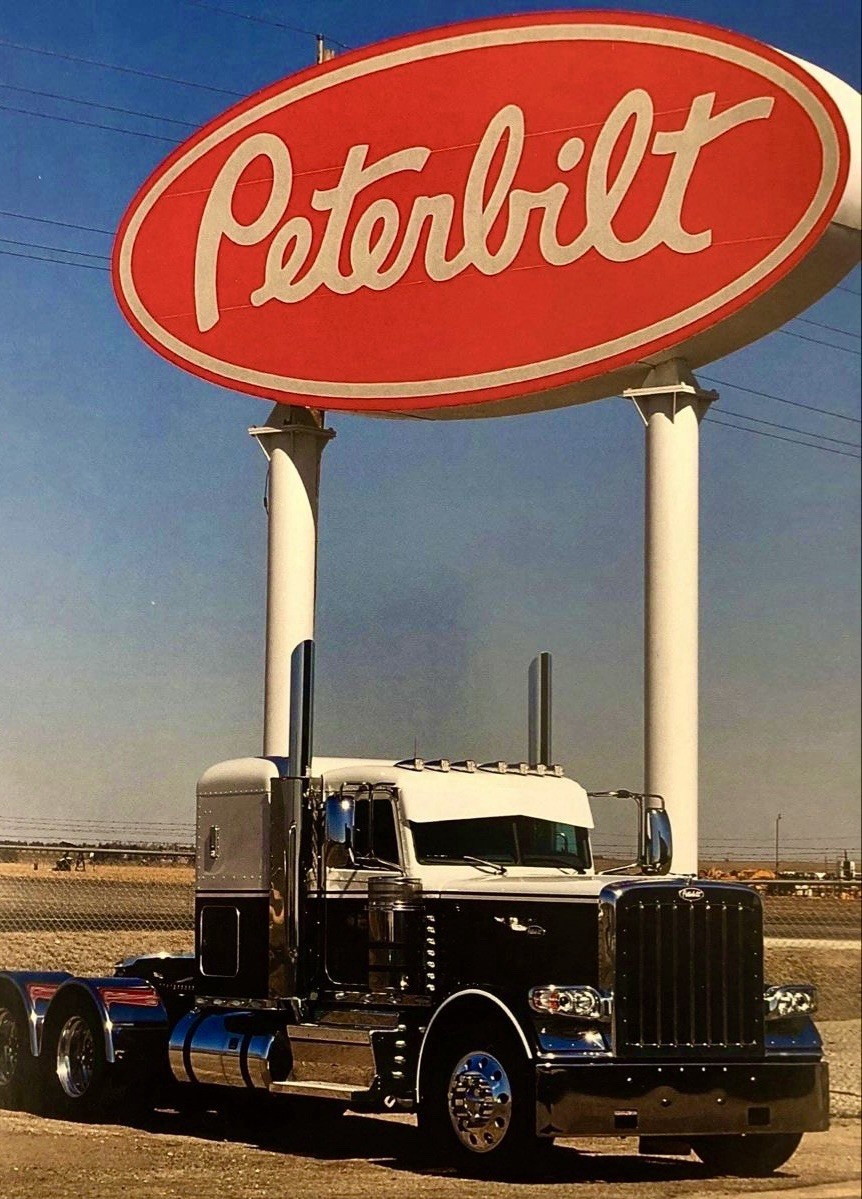 * PETERBILT 389 * Vintage Transport Truck Poster, Multiple sized Poster / Prints