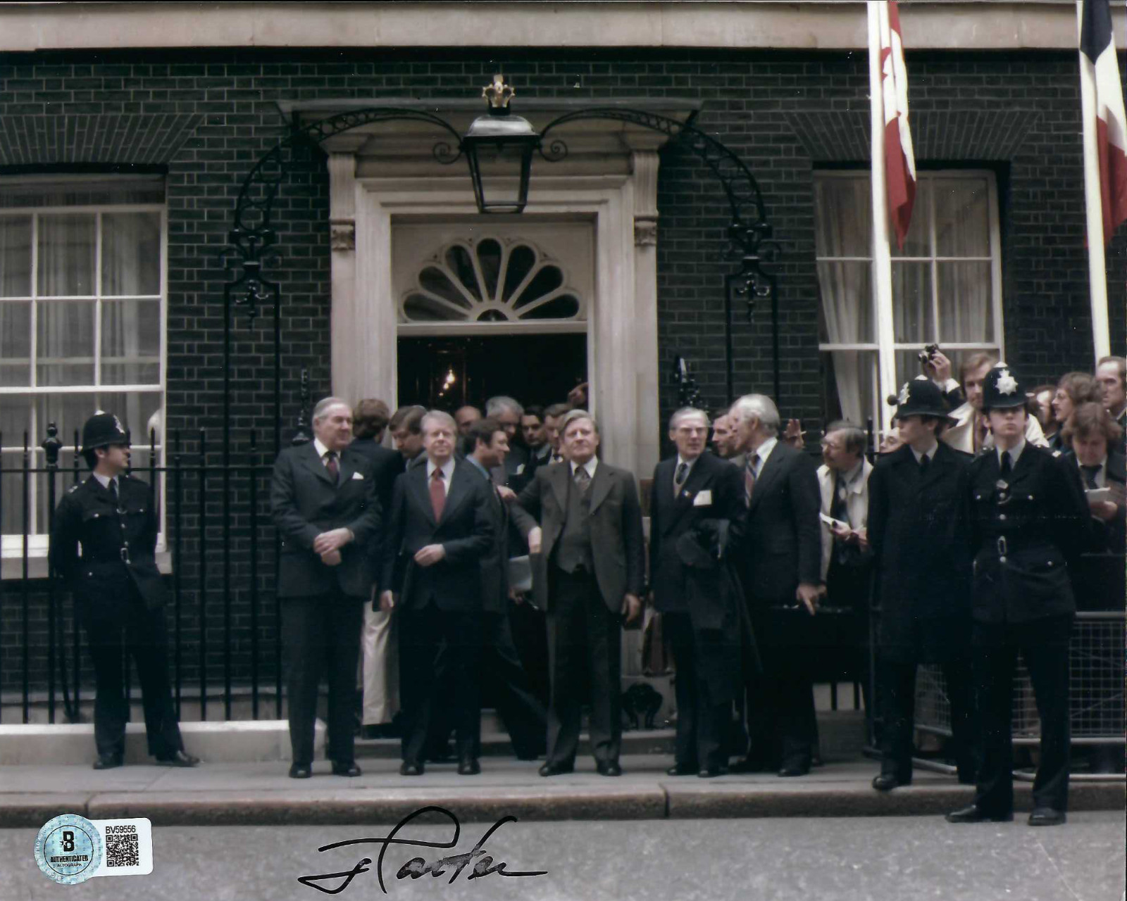 President Jimmy Carter 8x10 photo England autographed signed JSA PSA BAS Beckett
