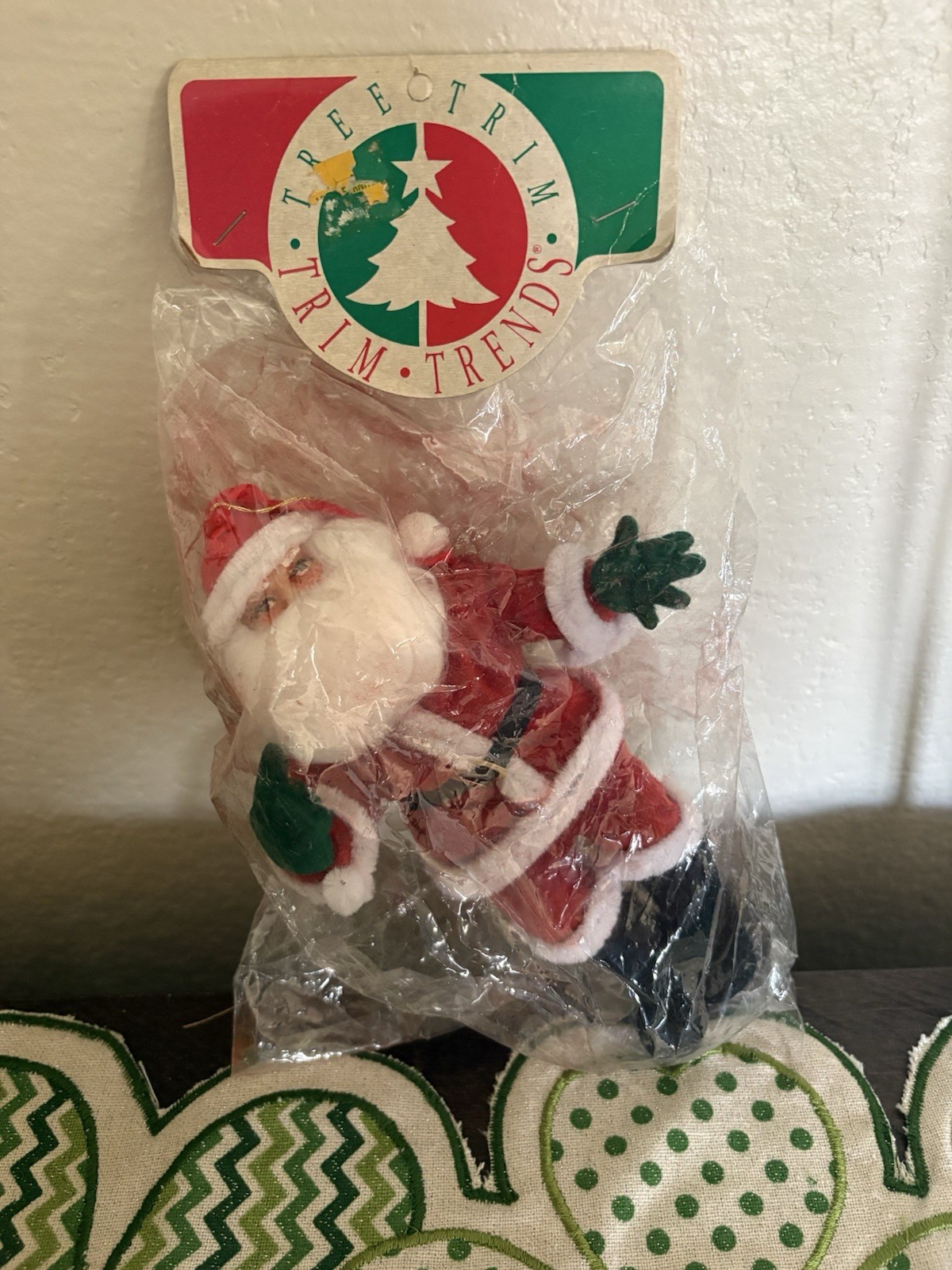 NOS Seasonal Specialties Co. Santa Ornament 