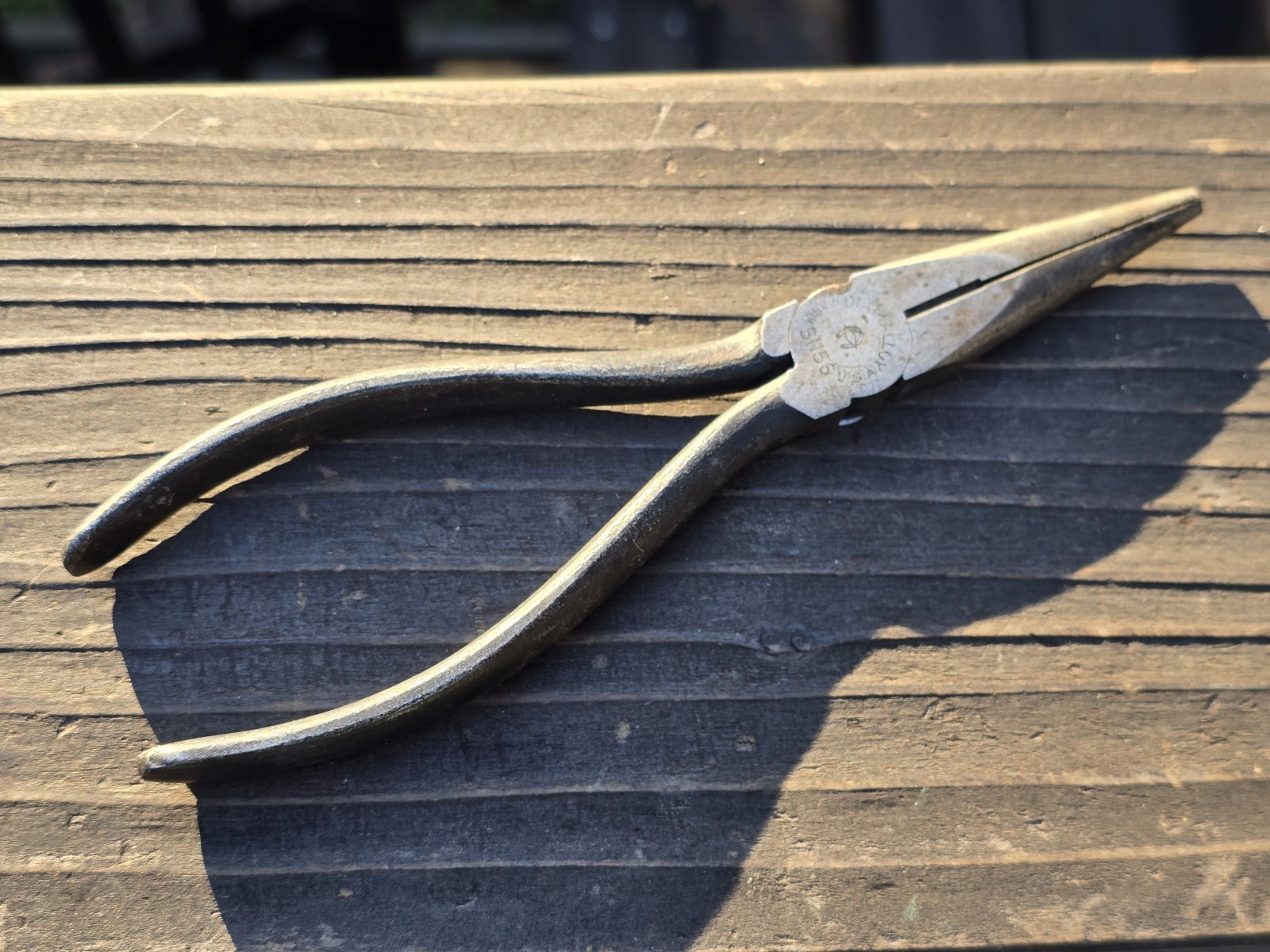 Vintage Diamalloy SN 56 Diamond  6-3/4" Needle Nose Pliers USA