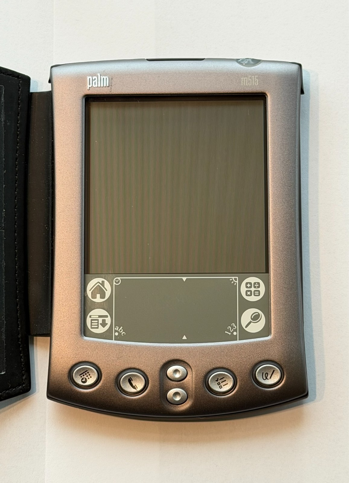 Palm Pilot M515 PDA with Stylus, Charging HotSync Cradle - Needs new battery