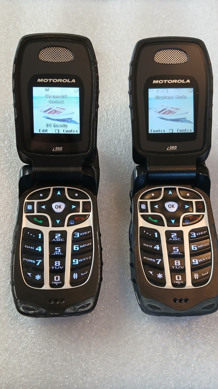Working and Functioning Motorola I560 Phone Set of 2
