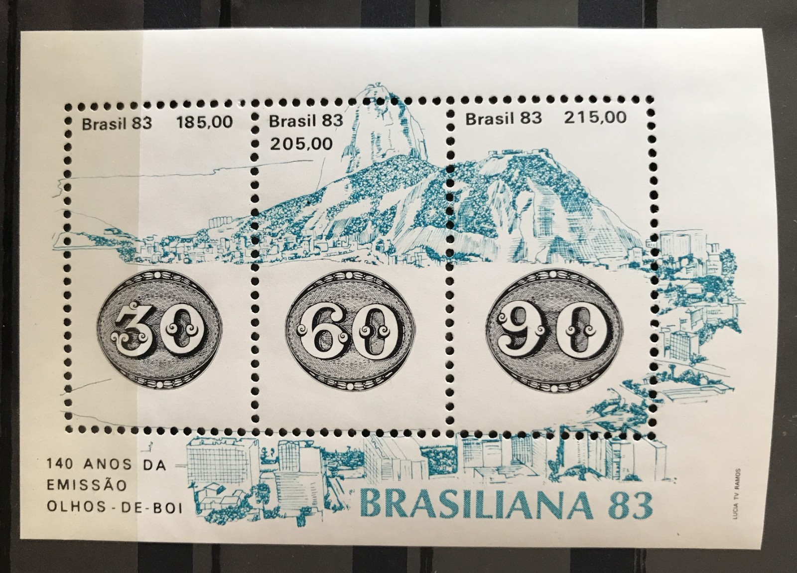 BRAZIL - 1983 BRASILIANA '83 STAMP EXPO NHM MIN SHEET SG MS2032 cv £20