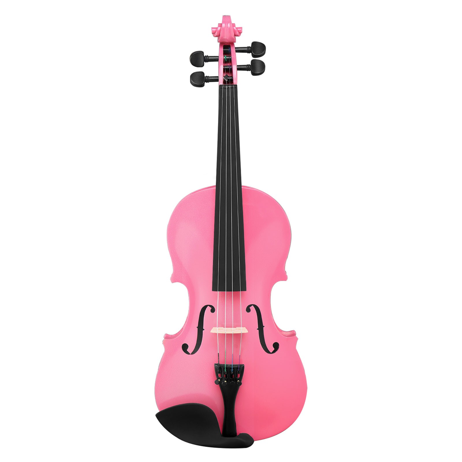 New 3/4 Acoustic Violin with Case Bow Rosin for Kids Pink