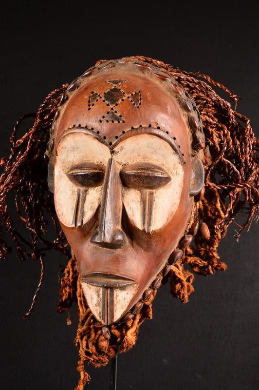 African Old Chokwe Raste Mask/Mask Dr Del Congo Africa Afrique 1469