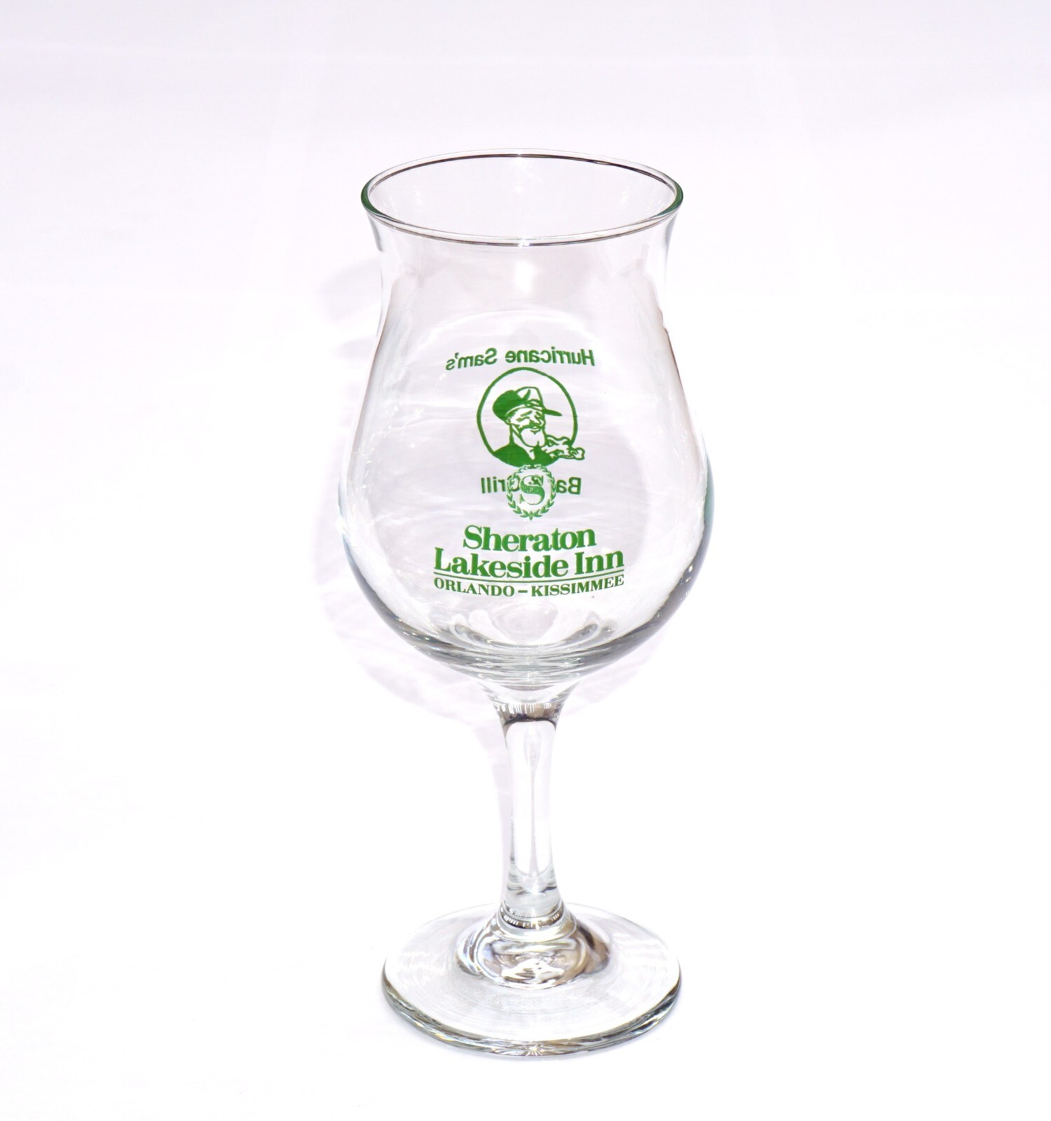 SHERATON LAKESIDE INN ORLANDO KISSIMMEE HURRICANE SAM'S COCKTAIL DRINKING GLASS