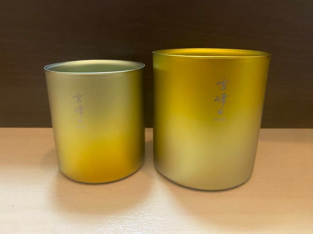Snow Peak Nagoya Limited Titanium Stacking Mug Set H300 H450 Japan Exclusive New