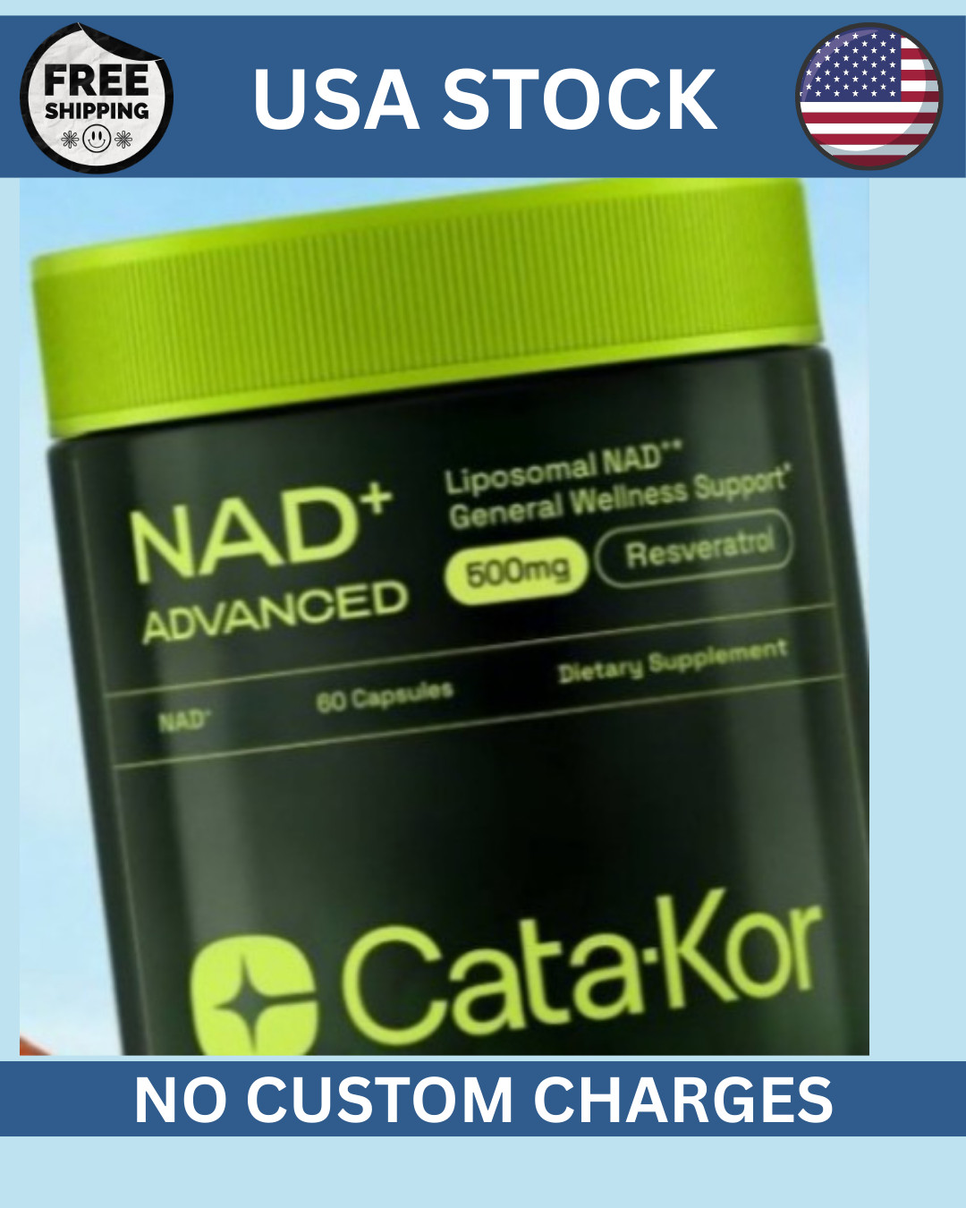 Cata-Kor NAD+ 500 Advanced - Supplementing NAD with Resveratrol