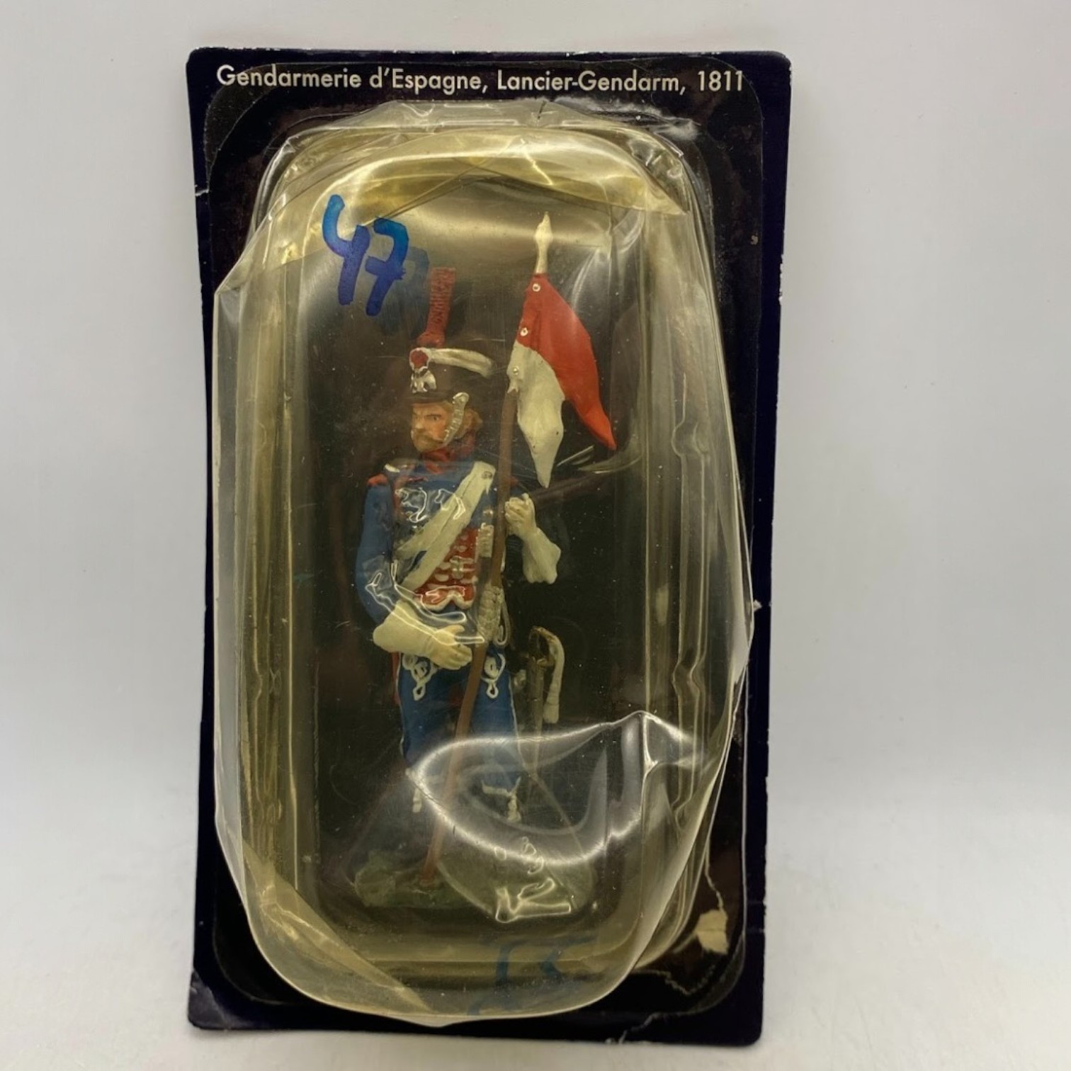 NNS047 Spanish Gendarmerie Lancer 1811 napoleon hobby&work Tin Soldier