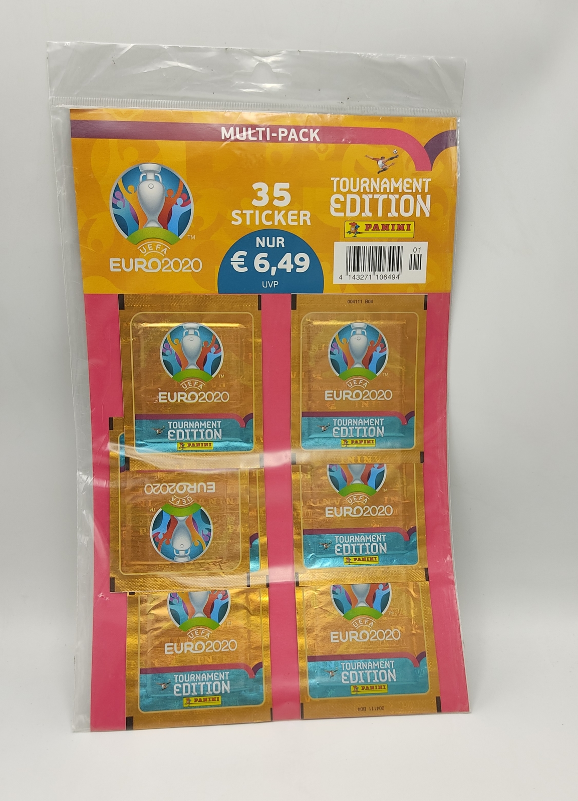 EURO 2020 Tournament Multi-Pack 7 Panini Stickers