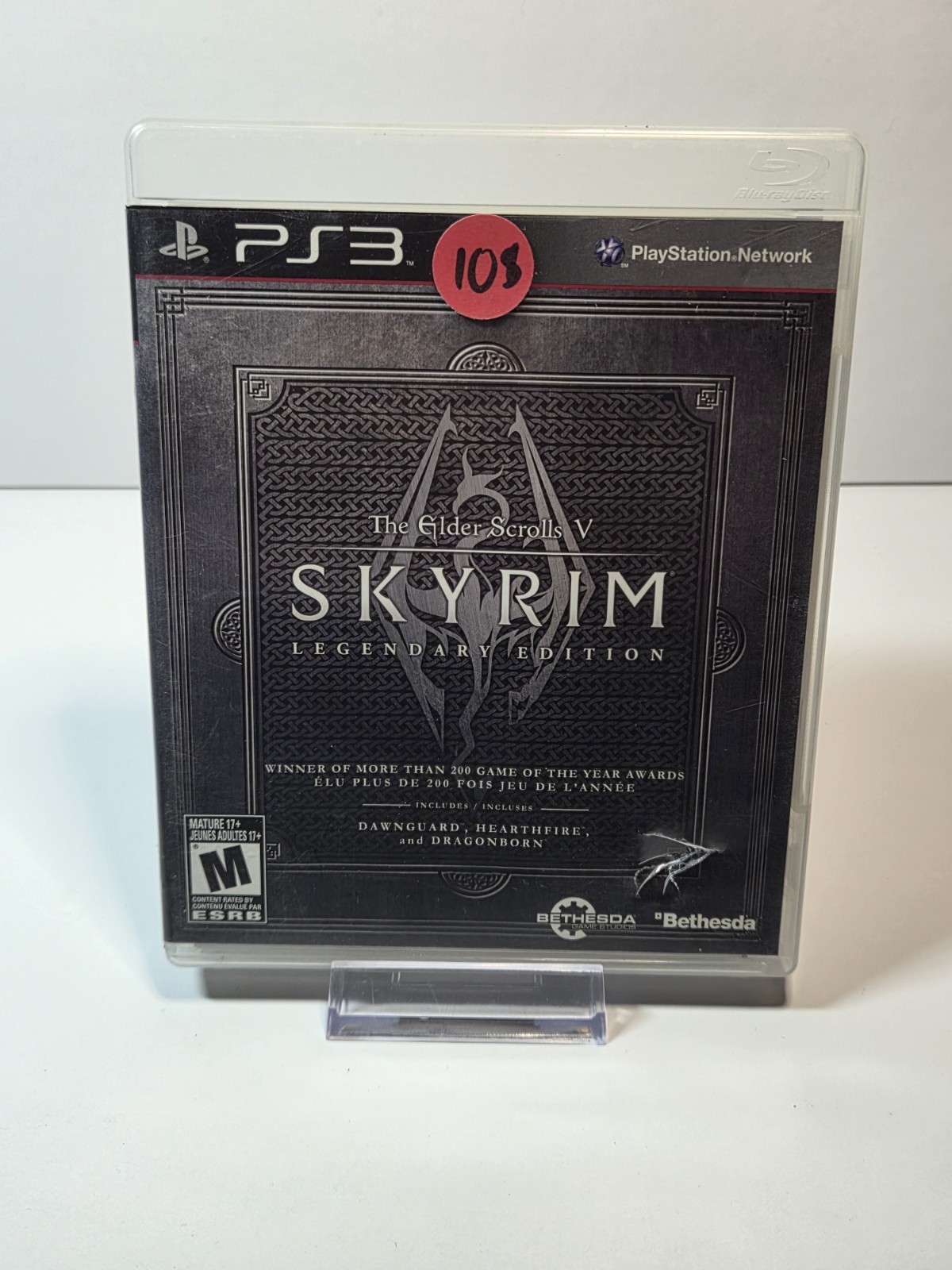 PLAYSTATION 3 THE ELDER SCROLLS V SKYRIM LEGENDARY EDITION 2013 Cib With Map