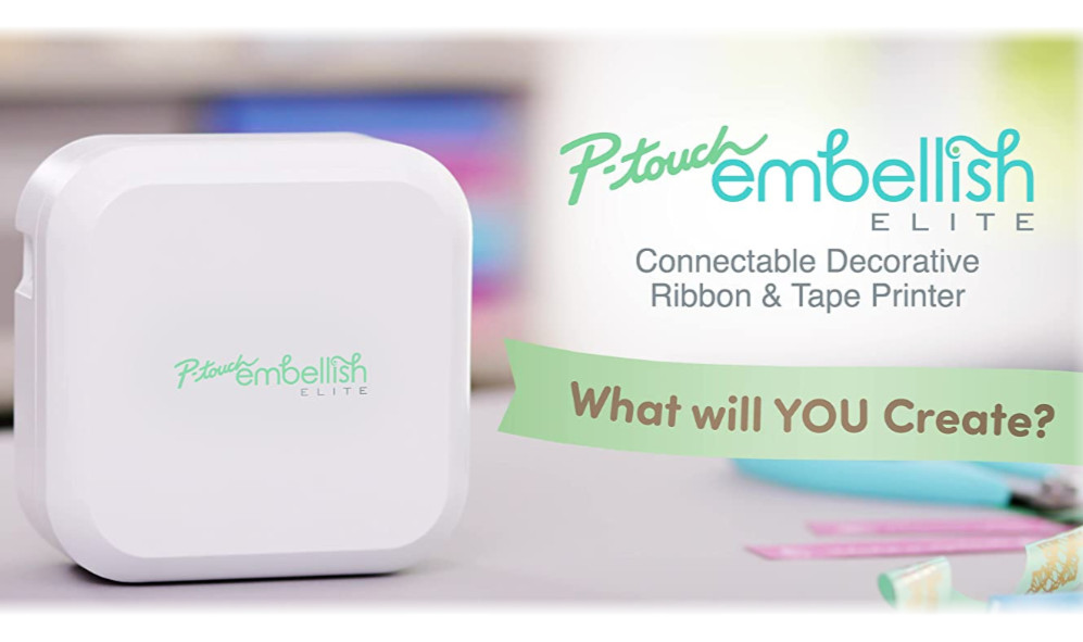 Brother P-touch Embellish ELITE Printer for Ribbon + Labels - PT-P715eBT - NEW