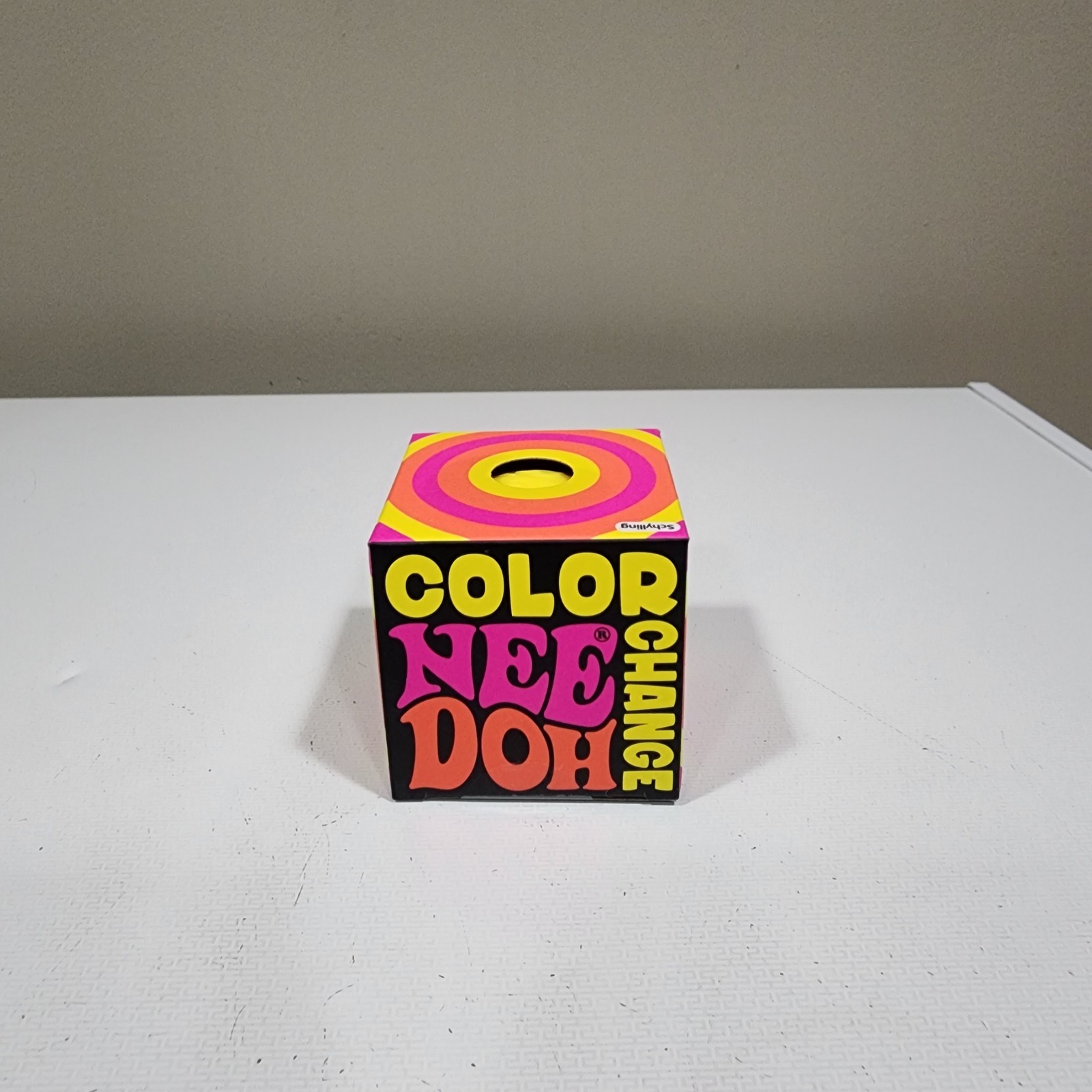 Brand New Sealed Nee Doh Yellow Color Changing Squeeze Ball