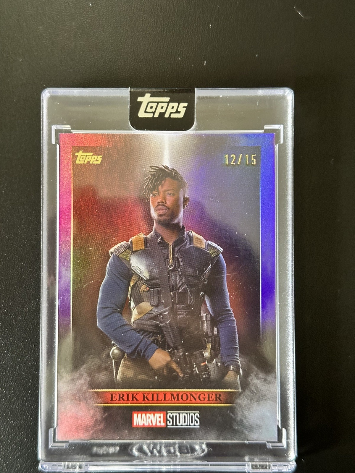 2025 Topps Marvel The Collector ERIK KILLMONGER Villainy Purple 12/15 