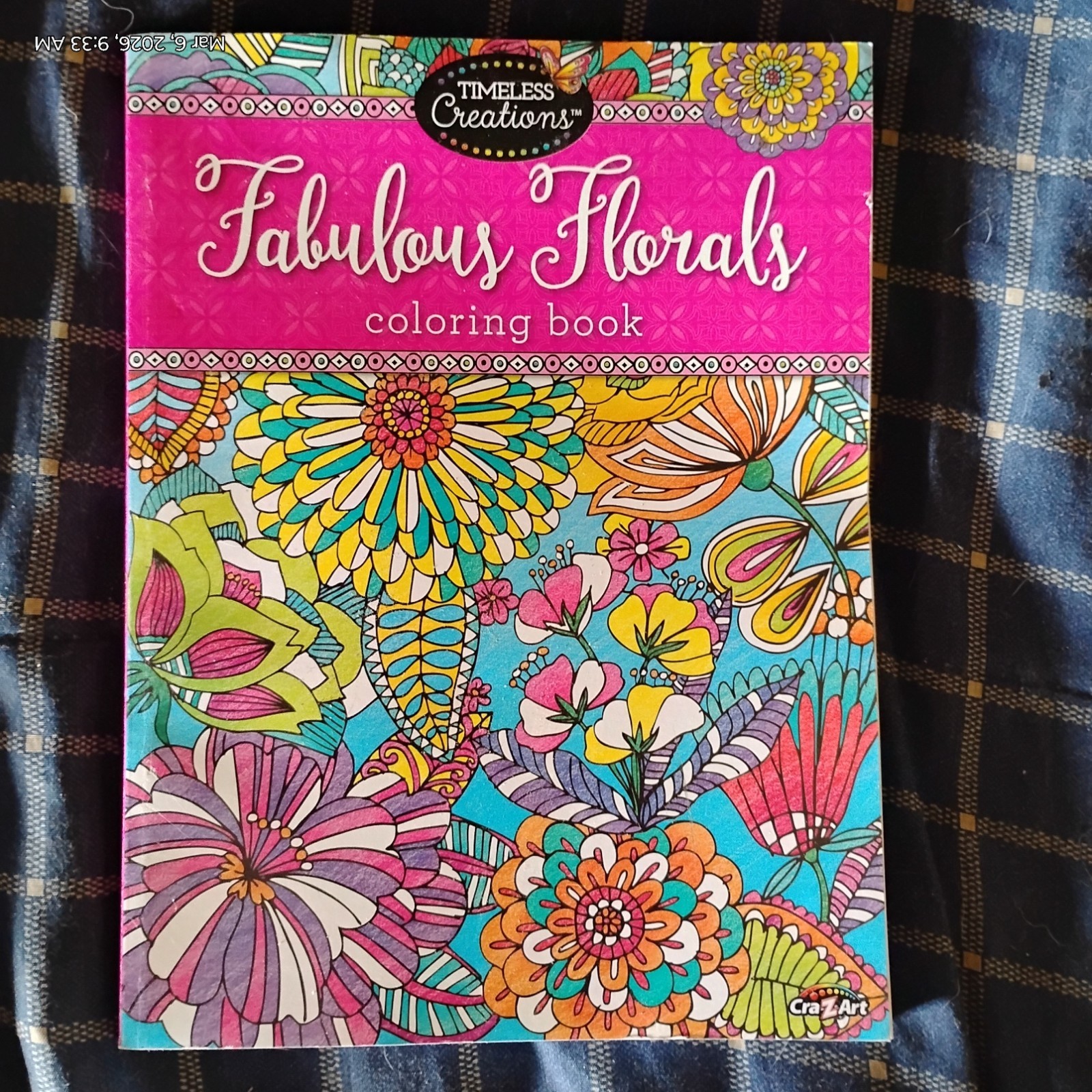 Fabulous Florals Coloring Book by Timeless Creations