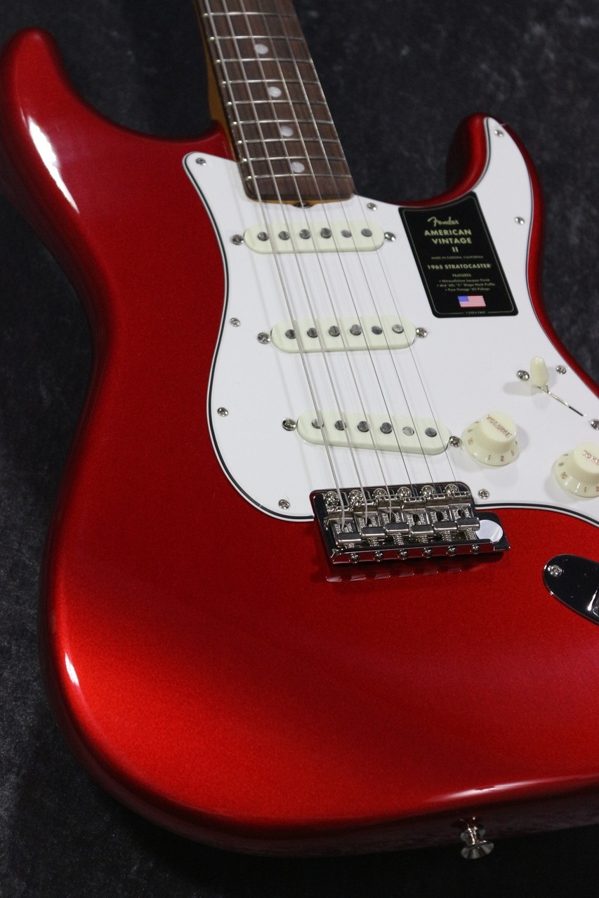 Fender American Vintage II 1965 Stratocaster Candy Apple Red #V2551160 #GG55t