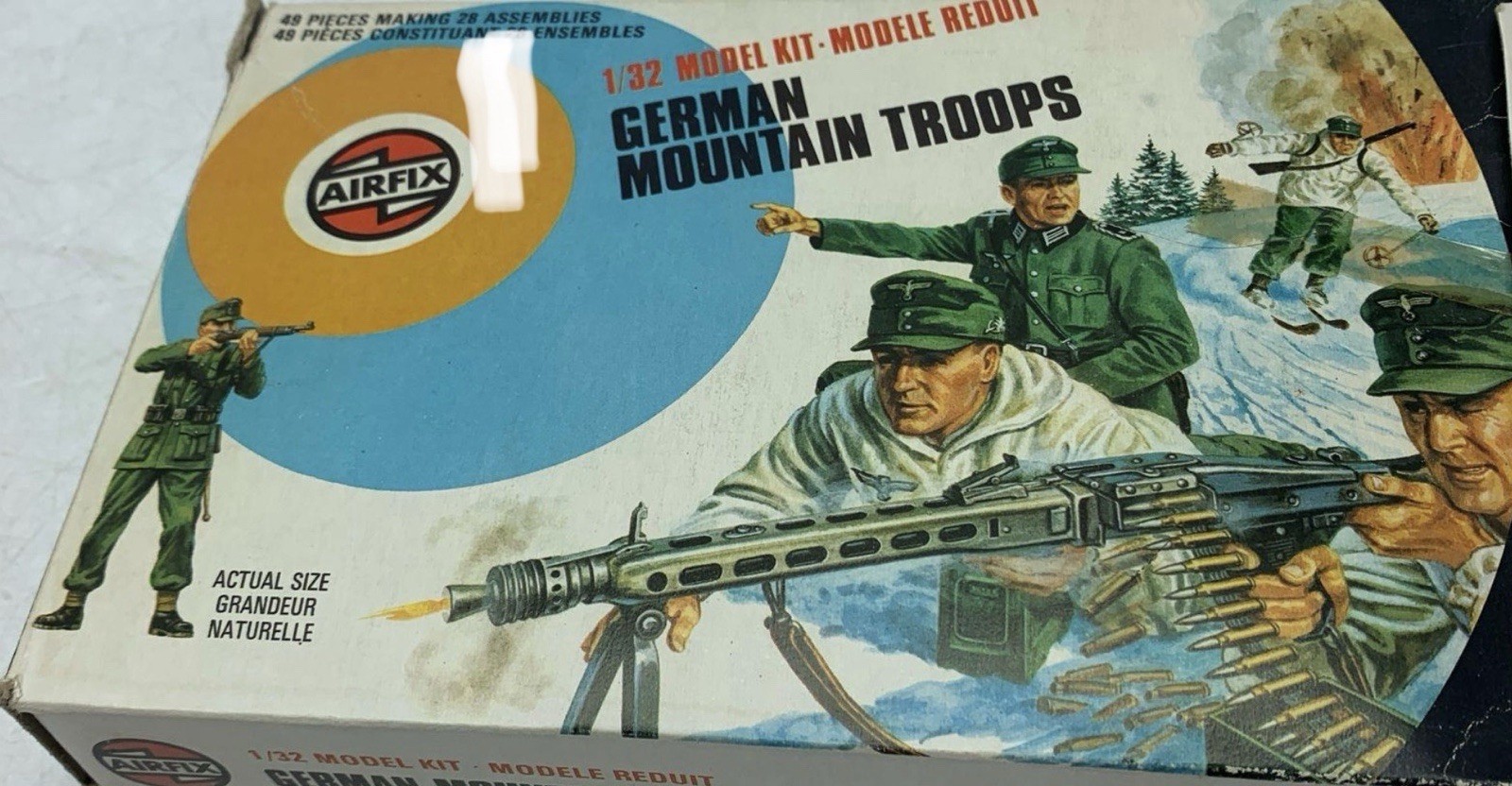 Airfix 1/32 Scale WWII German Mountain Troops Toy Soldiers A04713